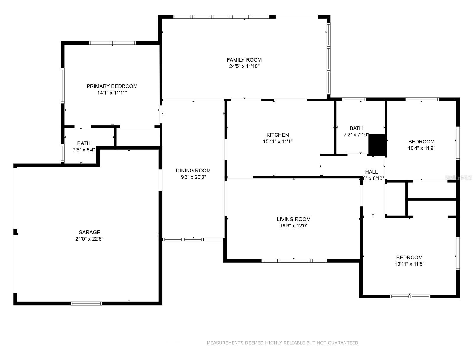 Split Bedroom Plan Layout