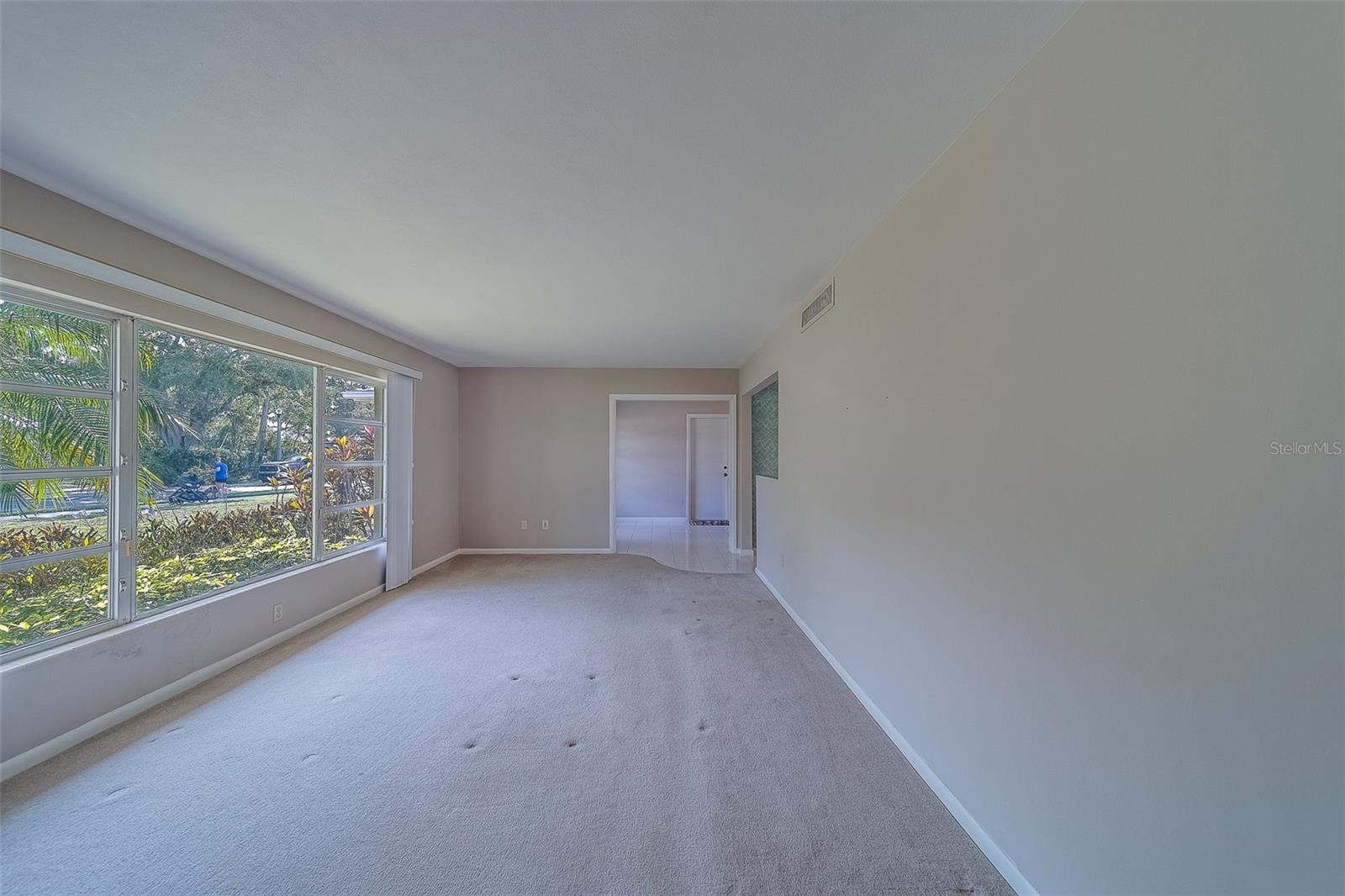 Reverse view of formal living room