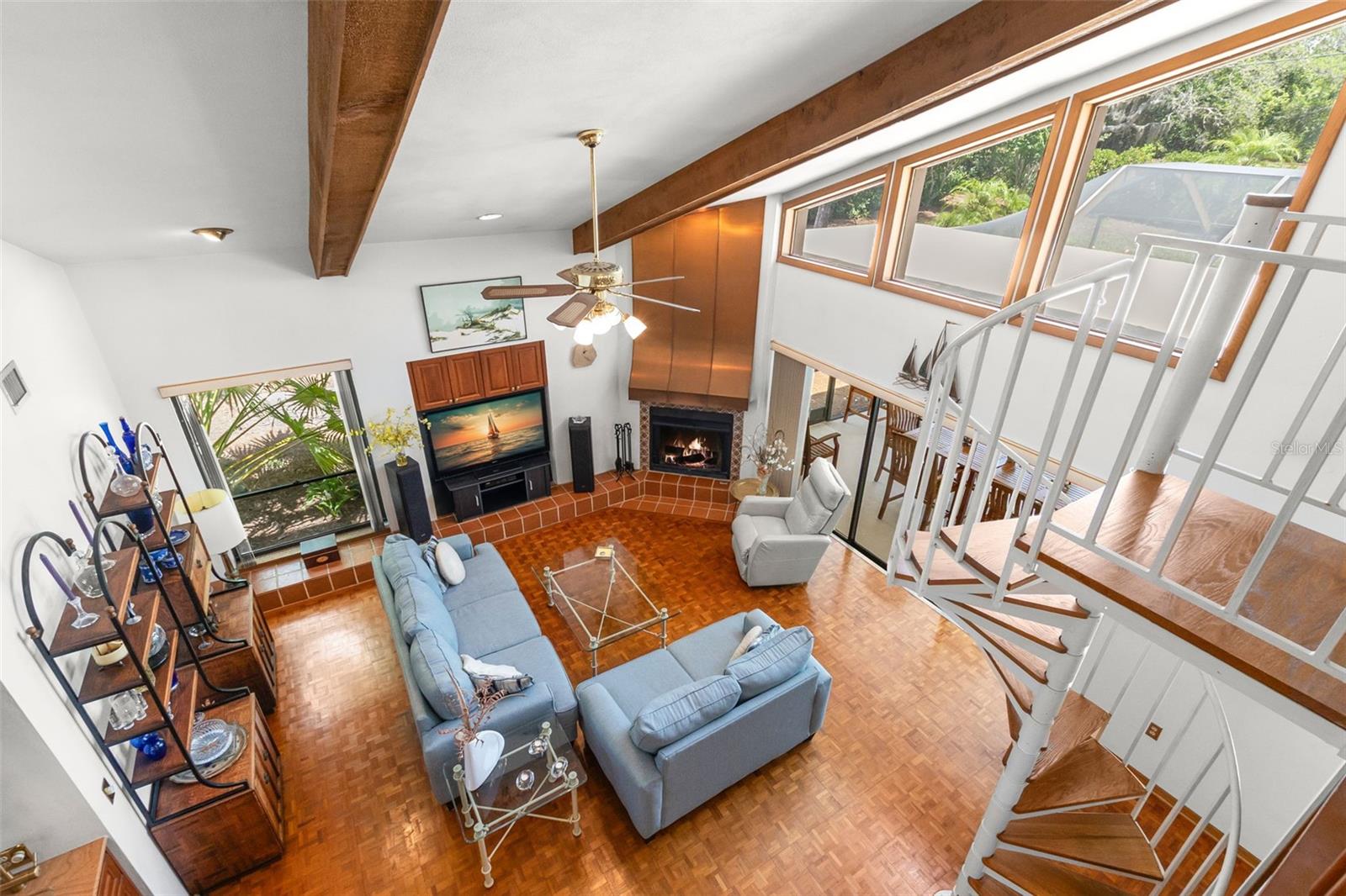 FAMILY ROOM FROM LOFT