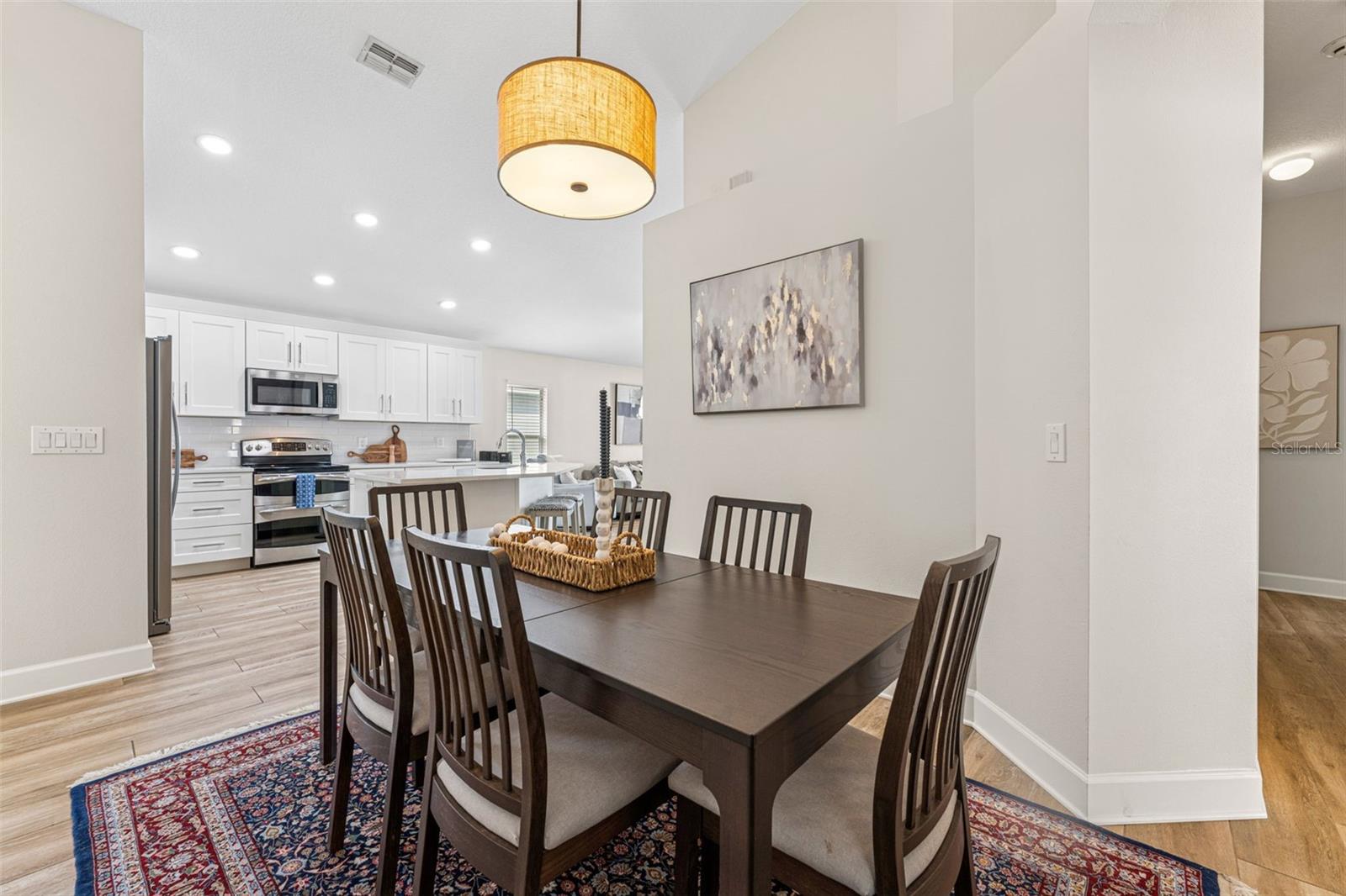 Formal Dining Room adjacent to the kitchen, so convenient!
