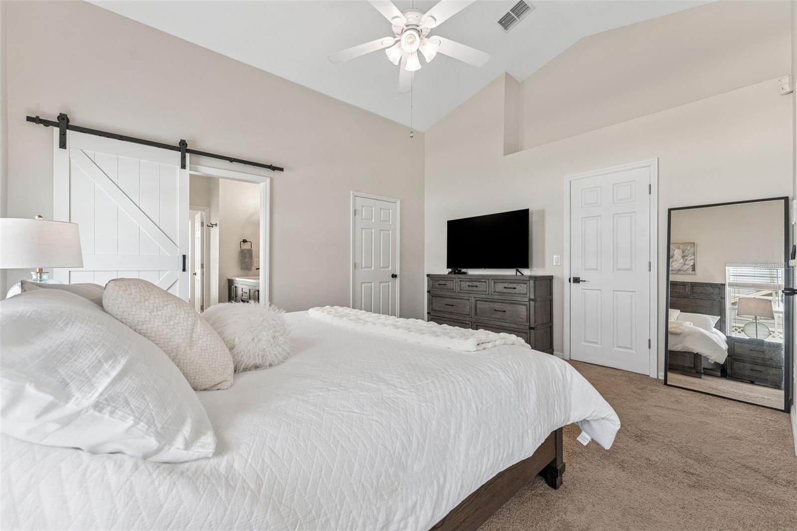 Primary Suite with large walk in closet