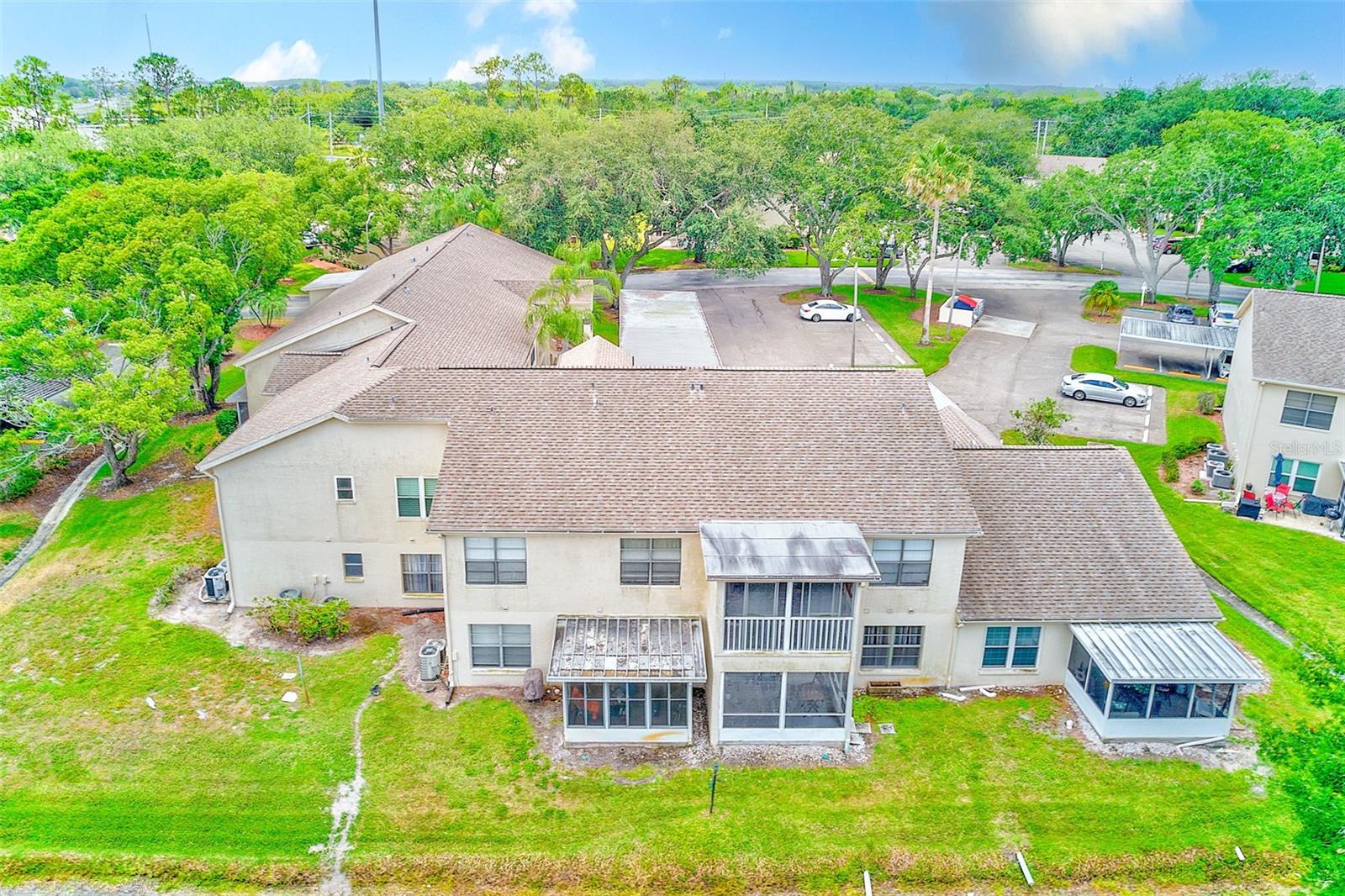 AERIAL BACK EXTERIOR BUILDING