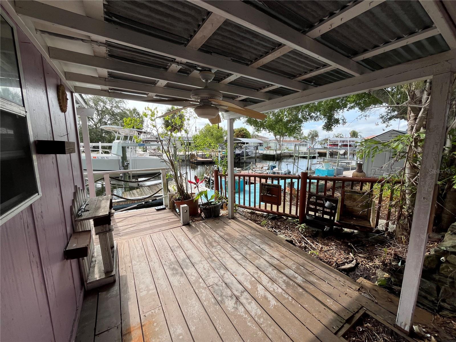 Covered patio