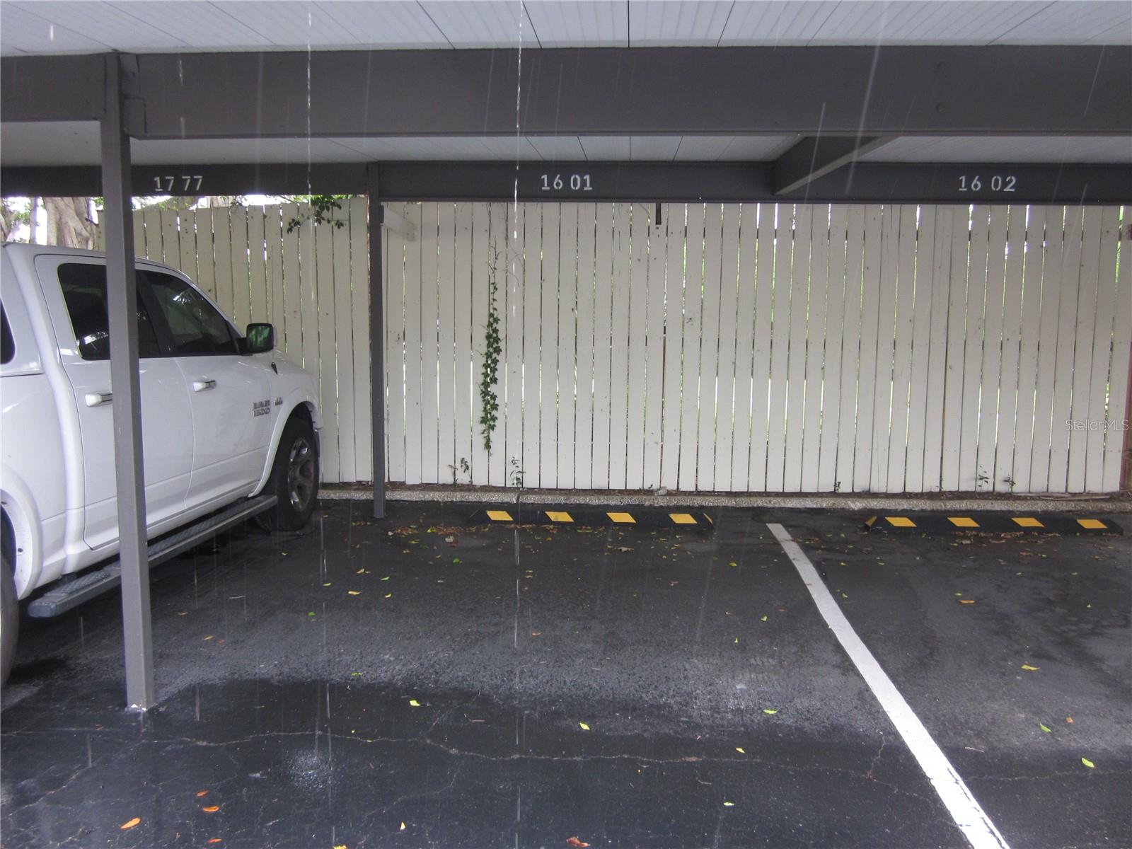 Covered Carport (#1601) Conveys with property