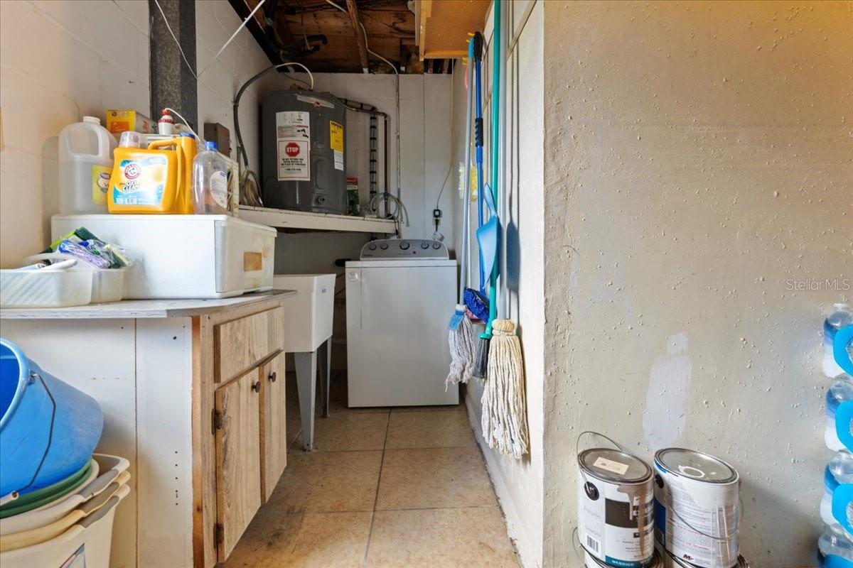 Washer in Garage