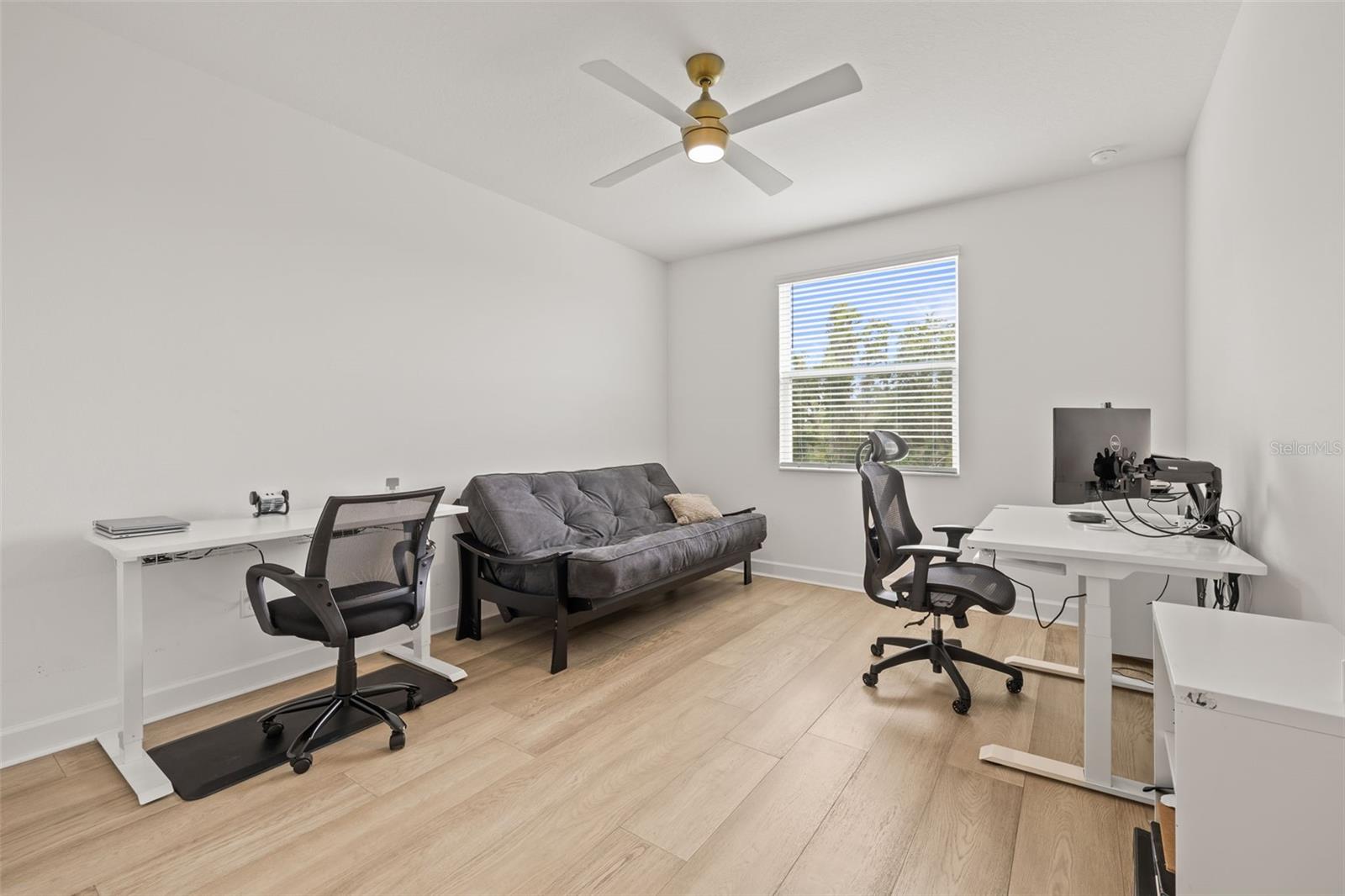 4th upstairs bedroom being used as office