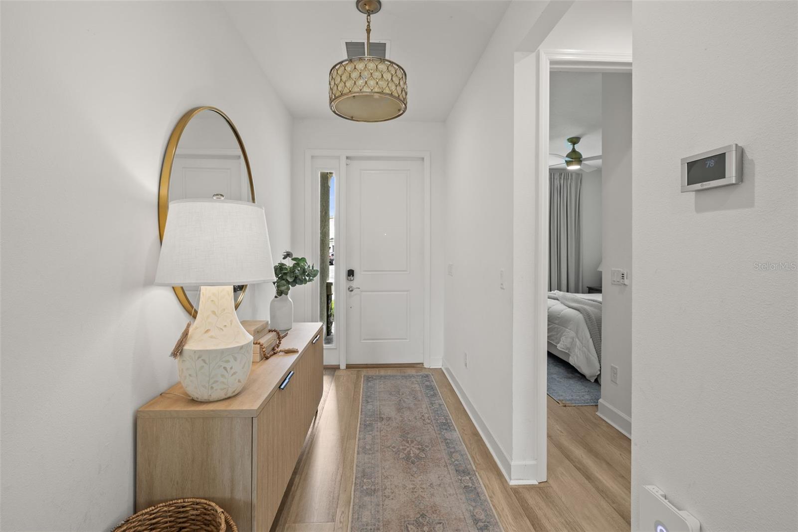 Custom widened entryway/foyer