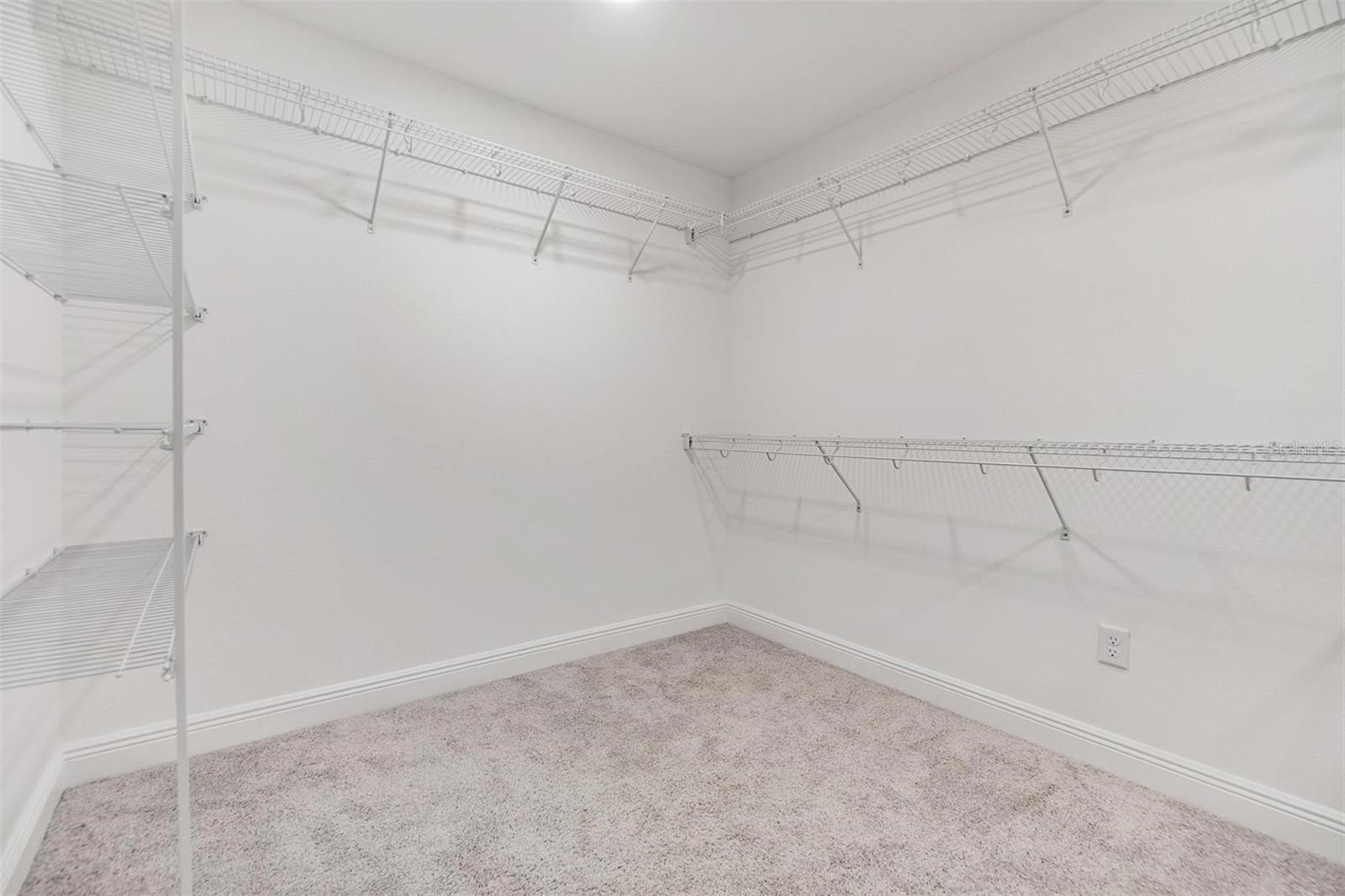 Owners walk-in closet
