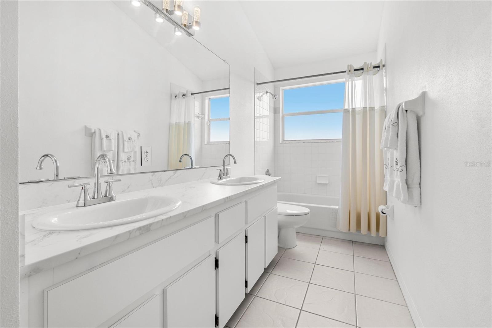 upstairs guest bathroom