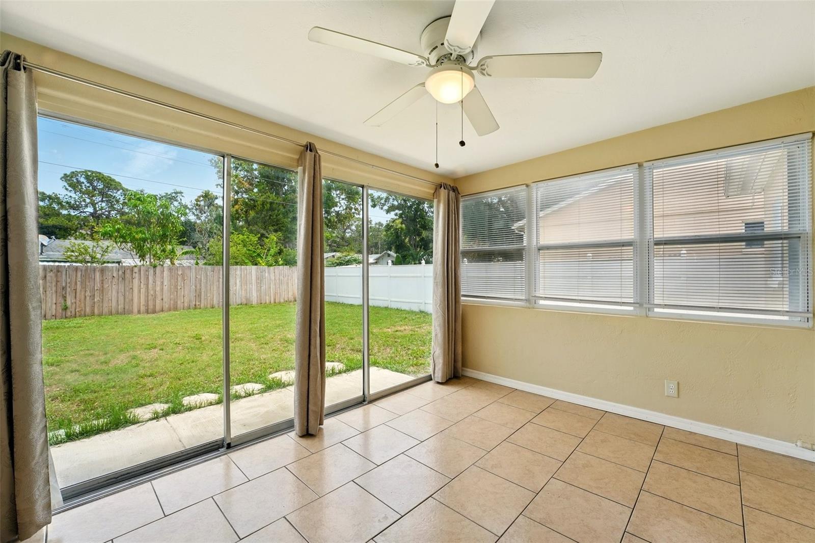 Back Room, back yard