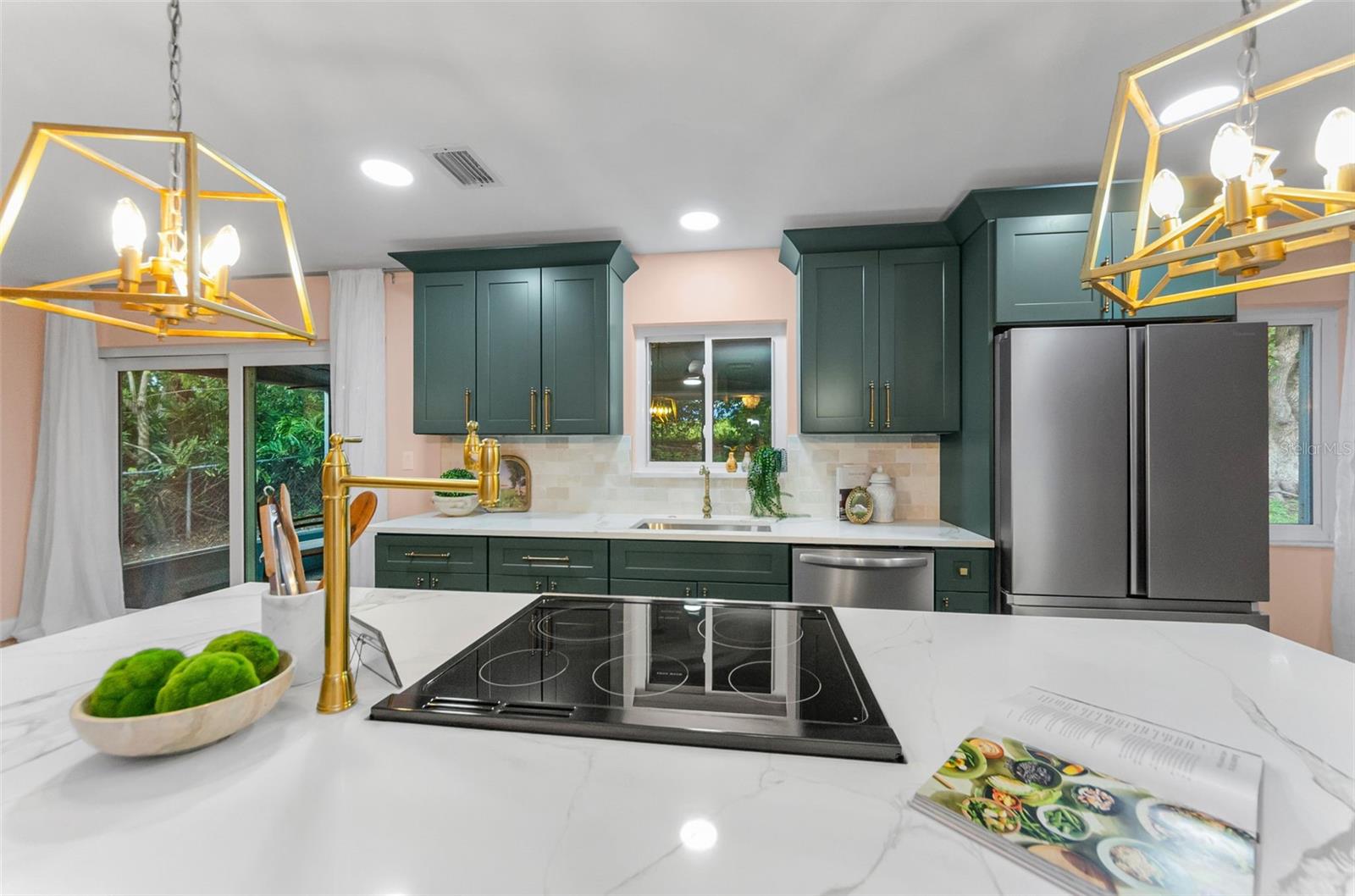DESIGNER SAGE INSPIRED CABINETS