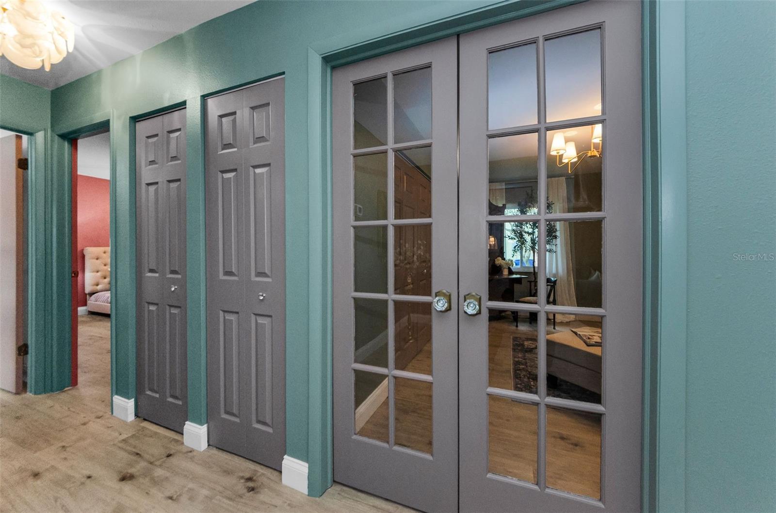 Beautiful French Doors to your home office or third bedroom