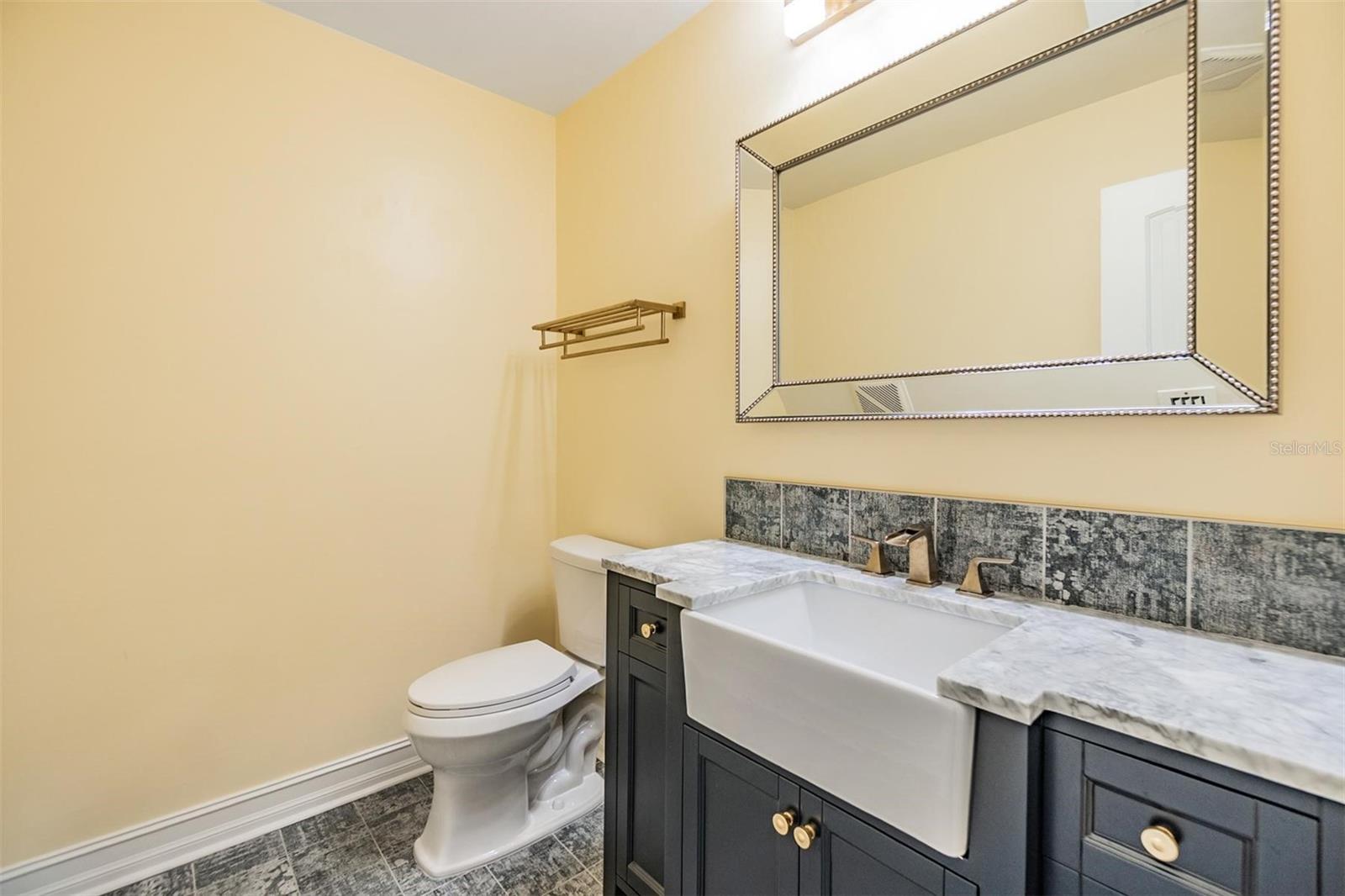 Half bath downstairs