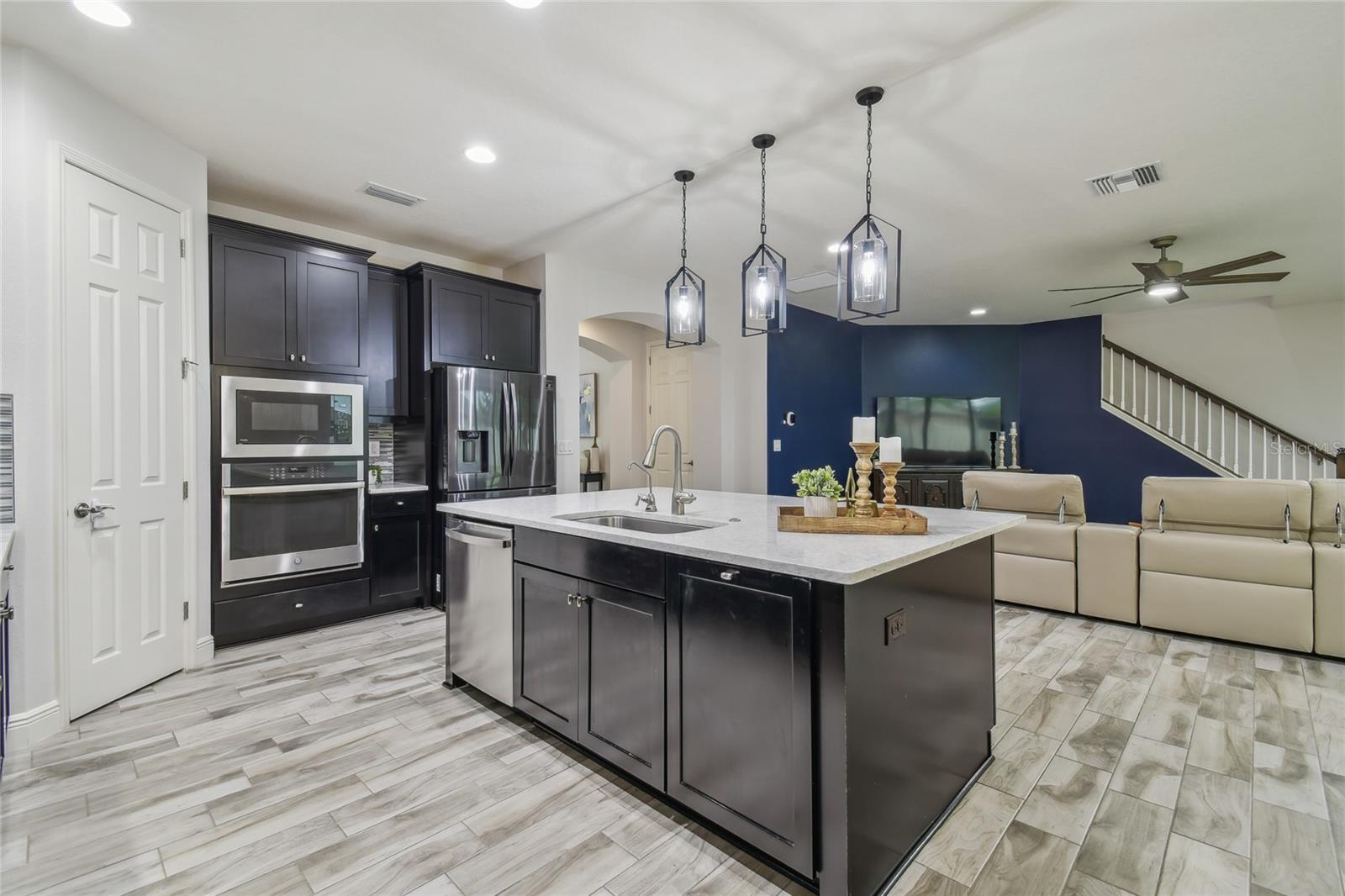 Kitchen open to grand room!