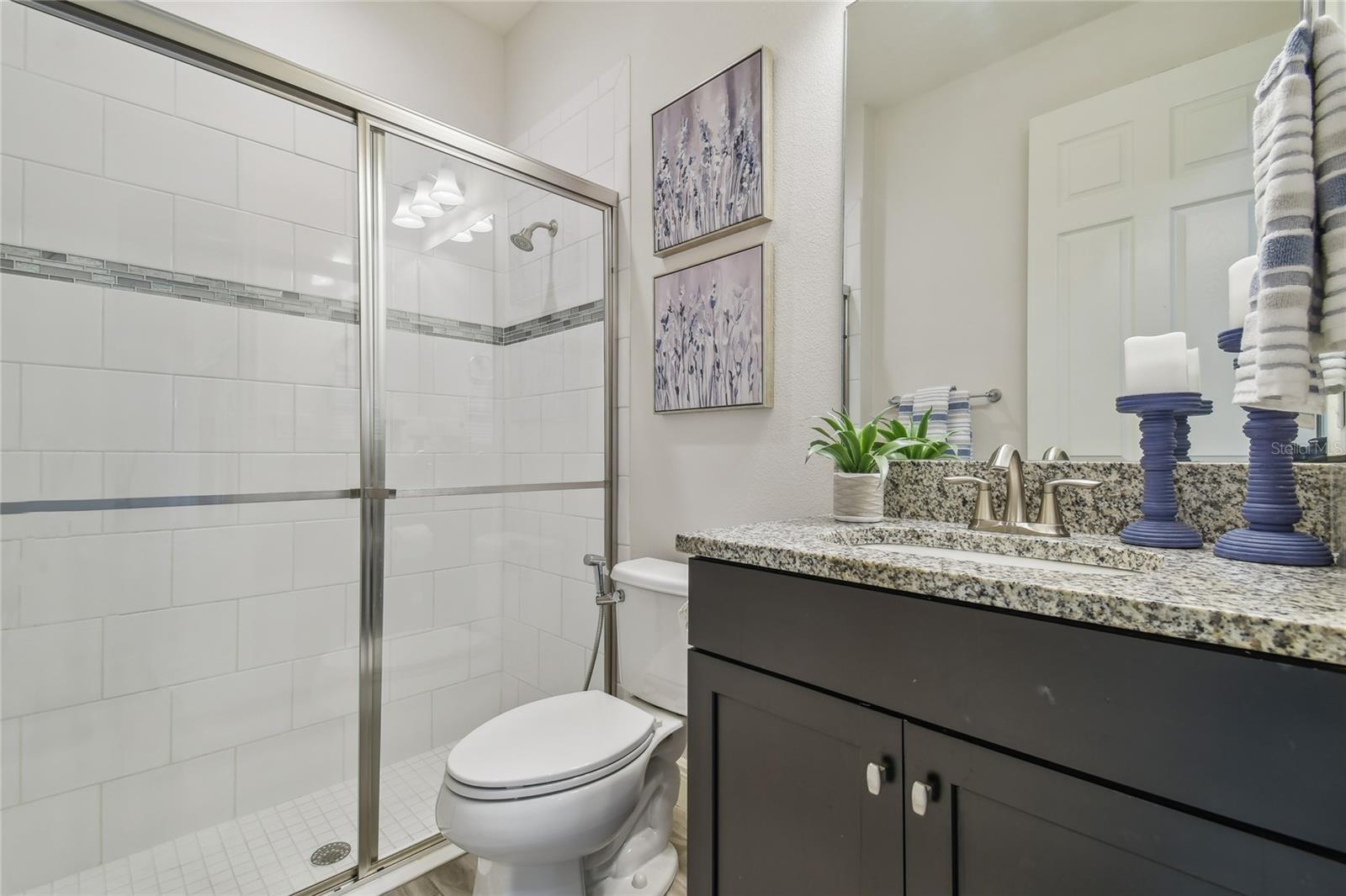 Main floor guest bathroom / pool bathroom
