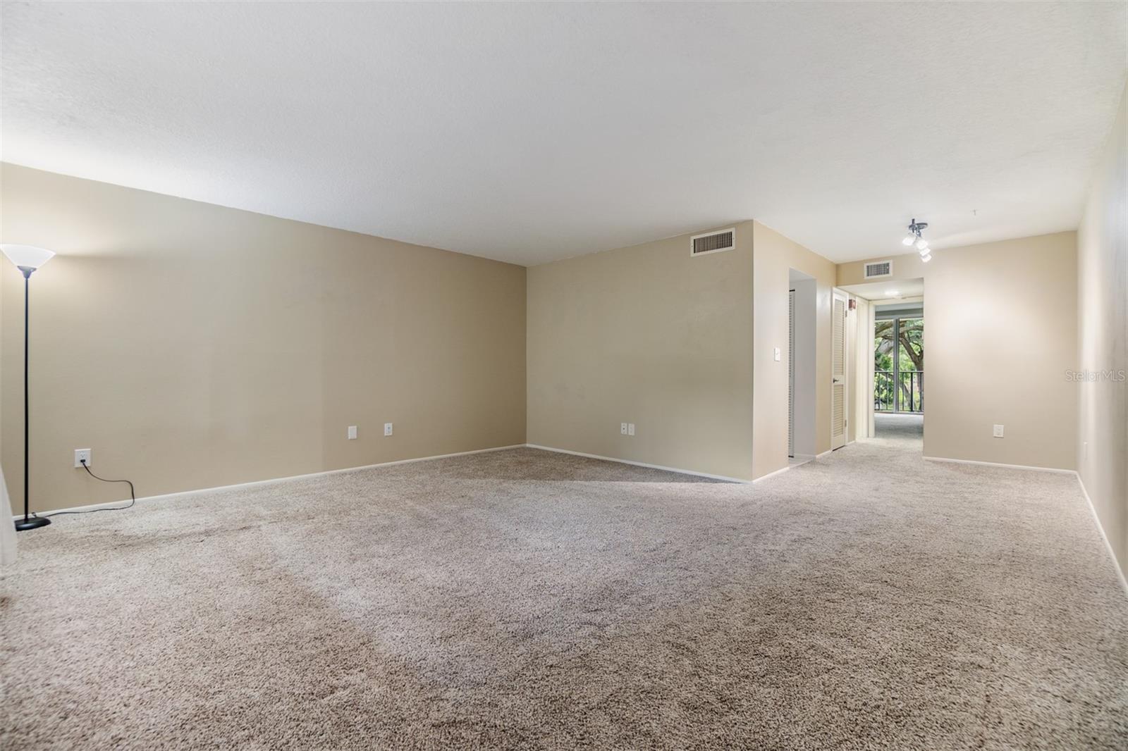 From entry door - Living/Dining Room.