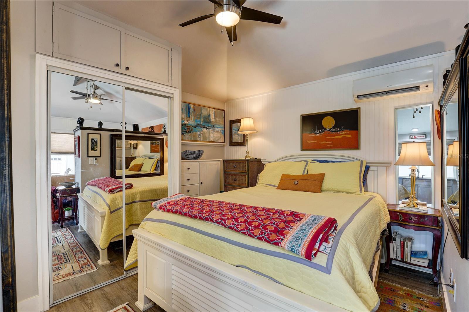 Guest quarters - bed area with closet