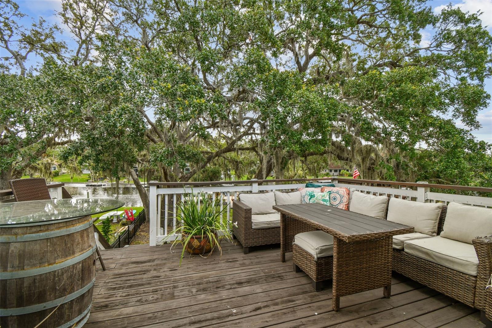 Beautiful deck off primary bedroom