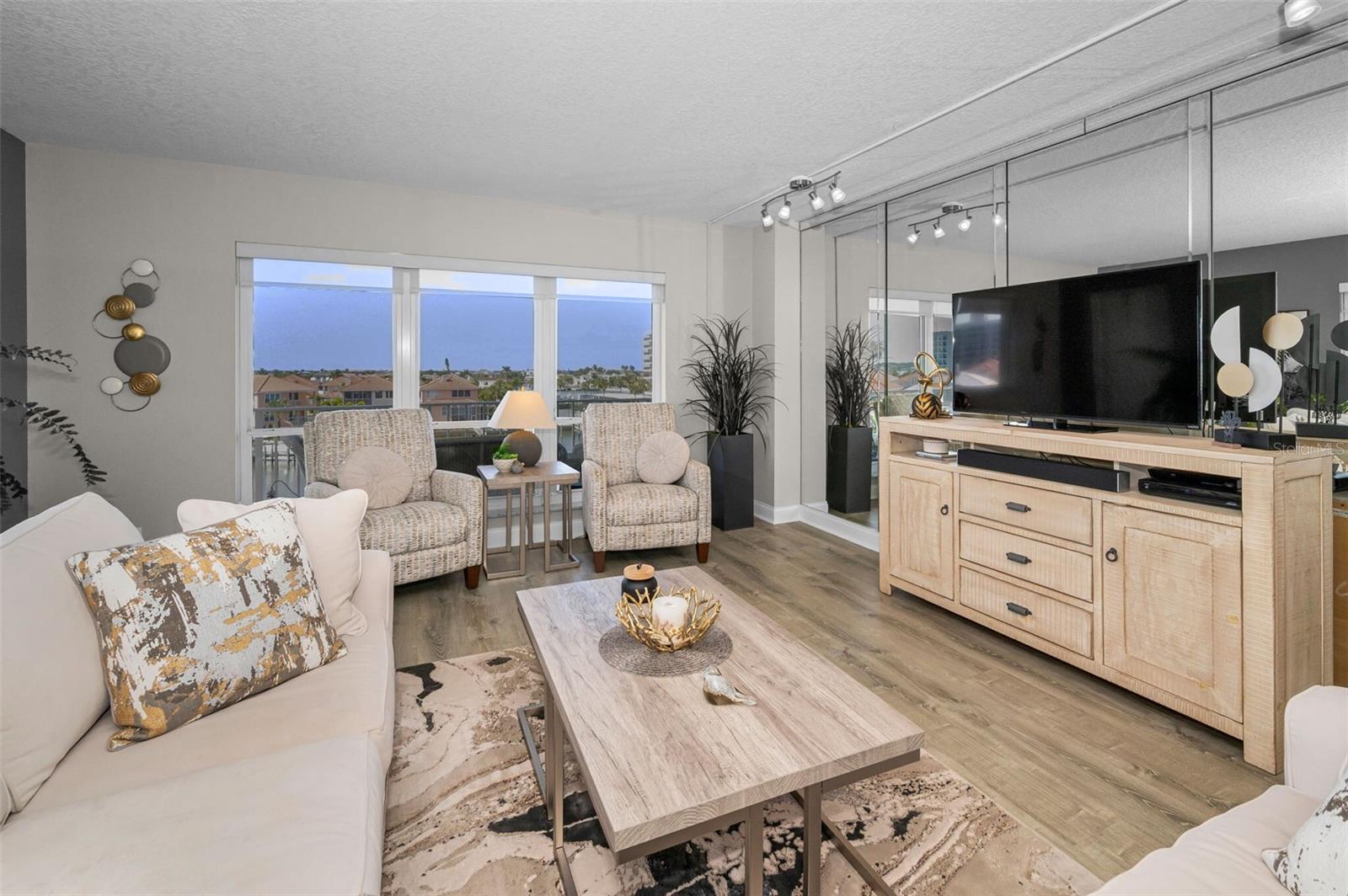 Living Room1621 Gulf Blvd, Unit 407, Clearwater Beach, FL