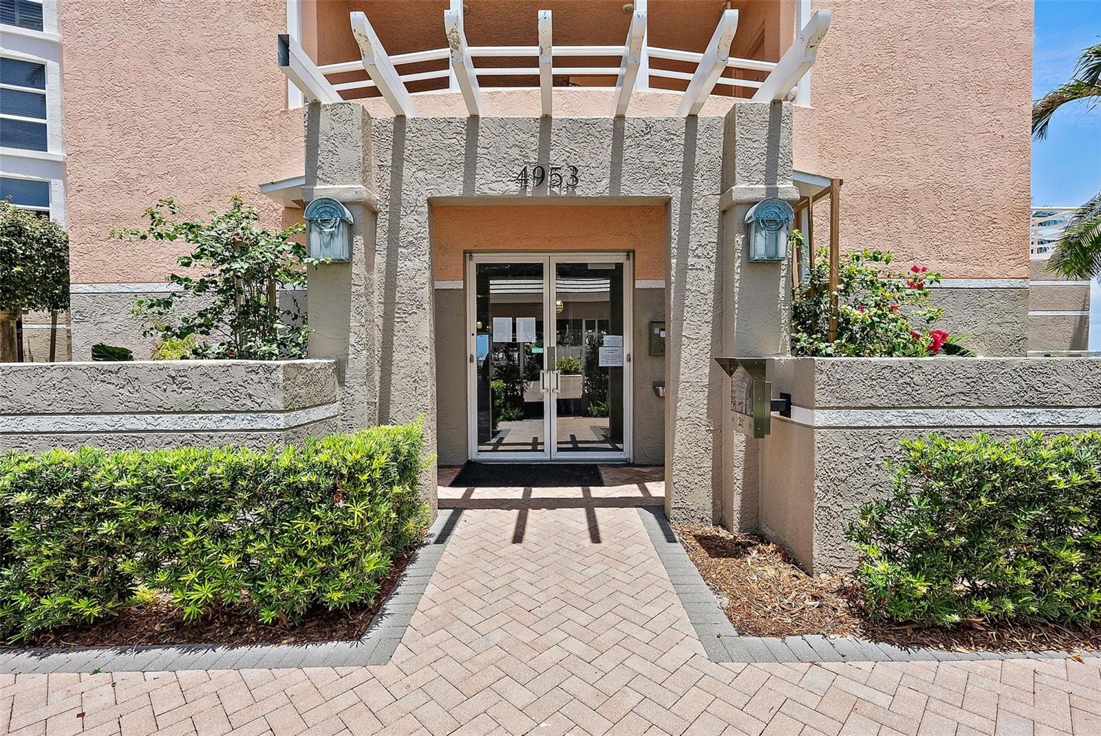 Front of building (Lobby)