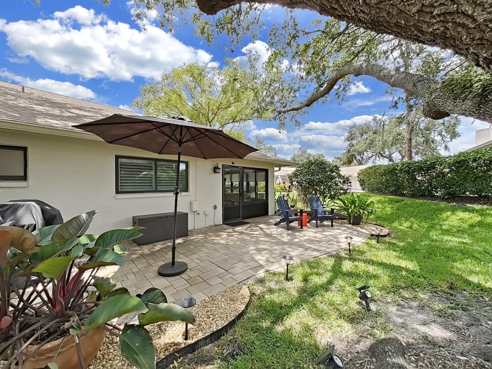 Rear Paver Patio