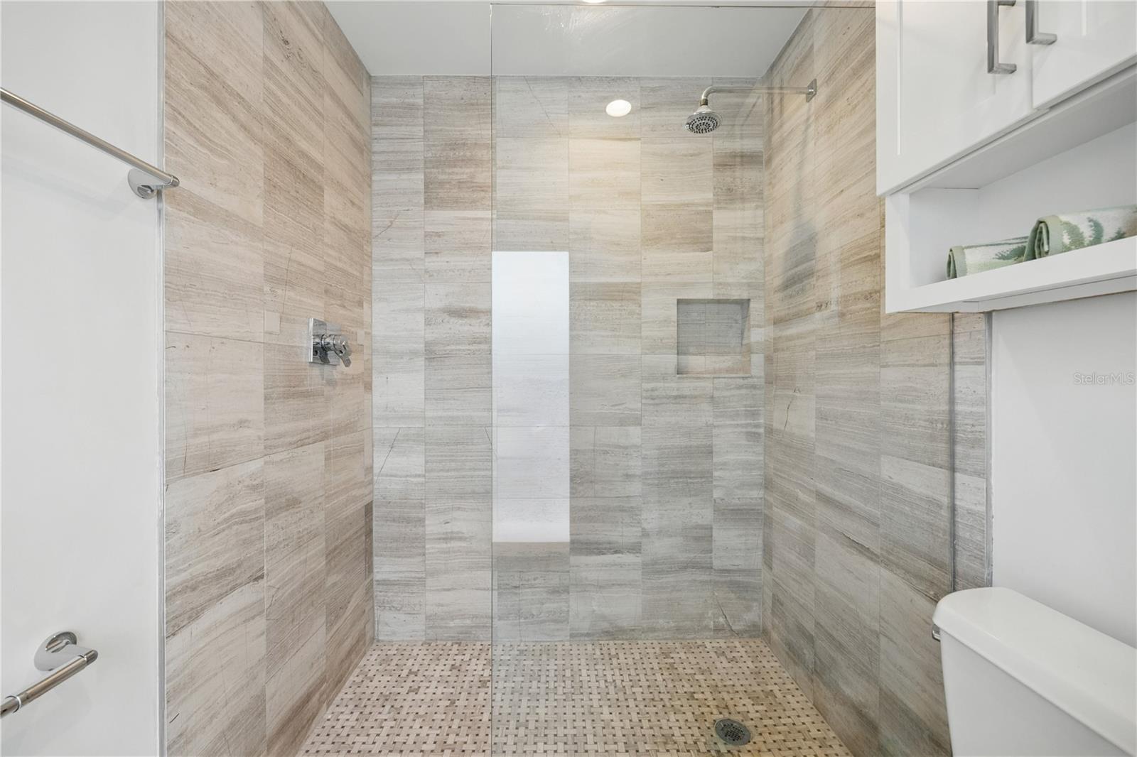 Primary Step in Shower