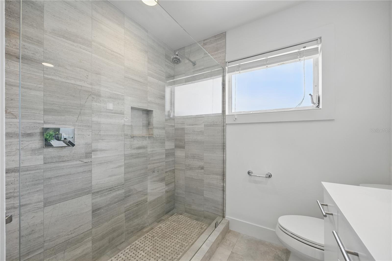 Spa inspired shower