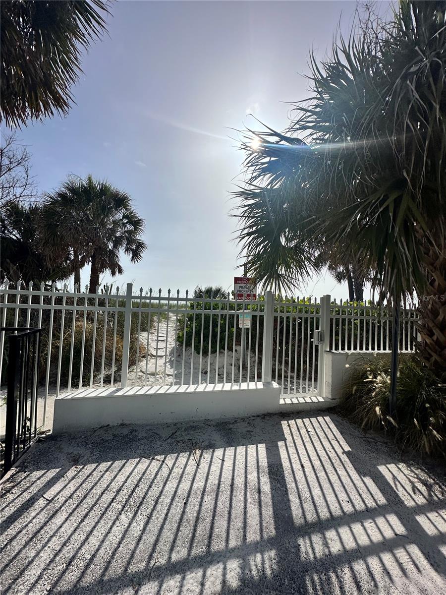 Deeded Private Beach Access.