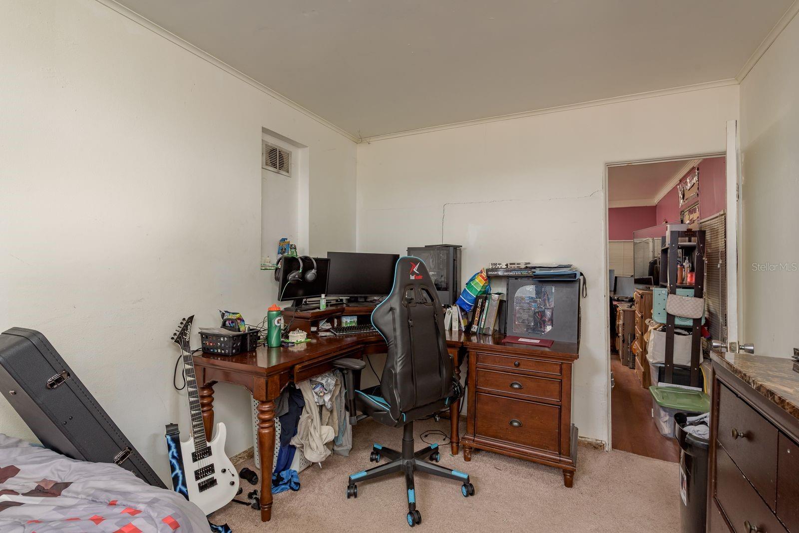 Bonus room located of the Florida room.