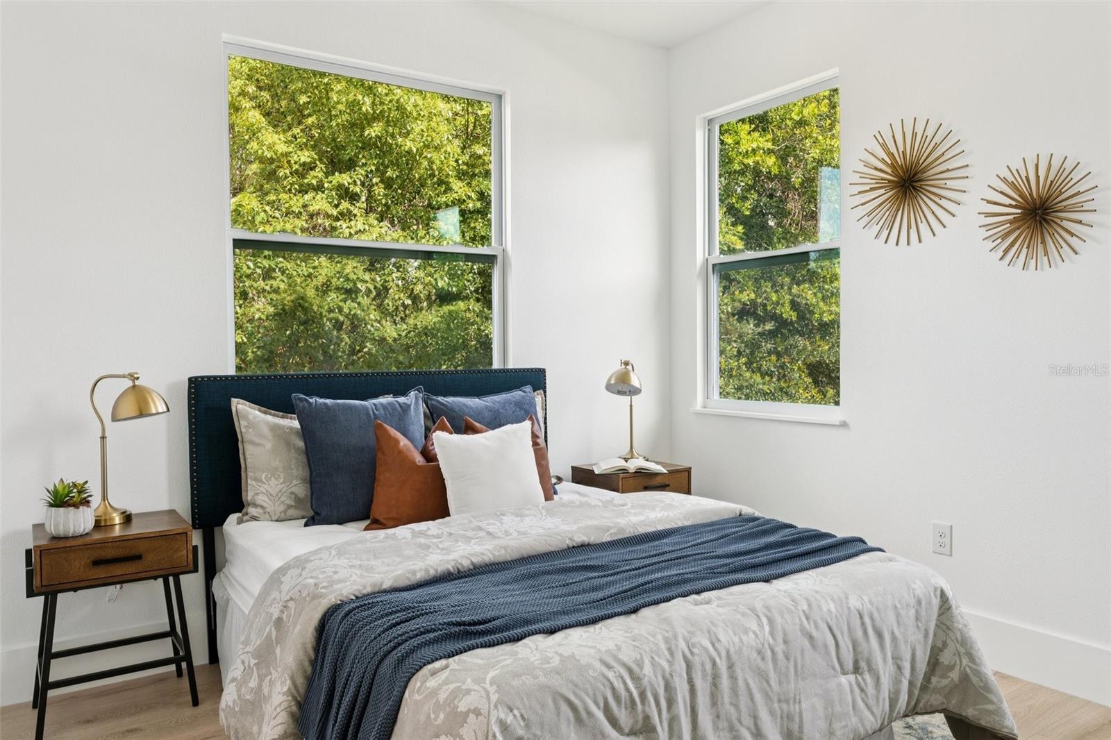 primary suite w/ tray ceilings