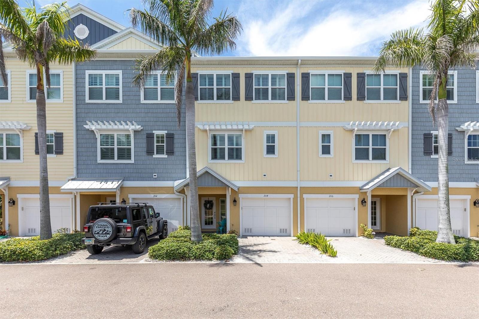 Front Exterior of the Townhome