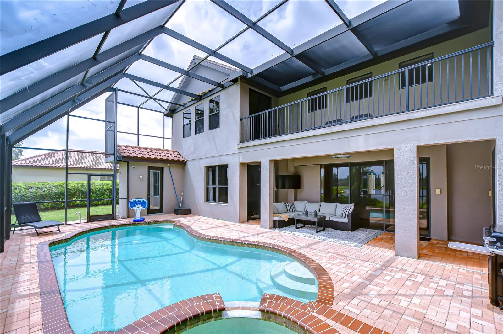 Check out the spacious balcony!