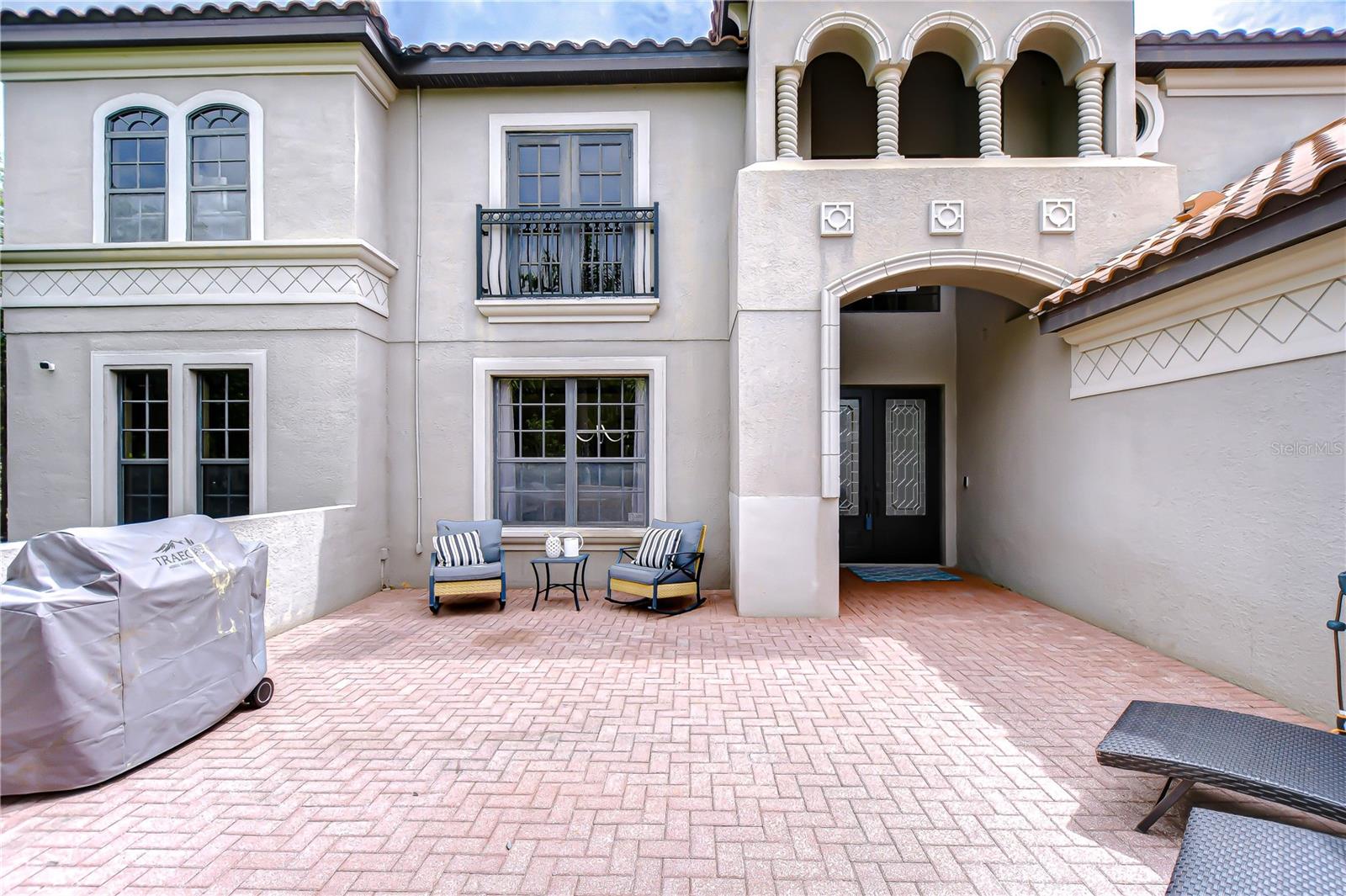 This spacious front courtyard offers ample privacy!