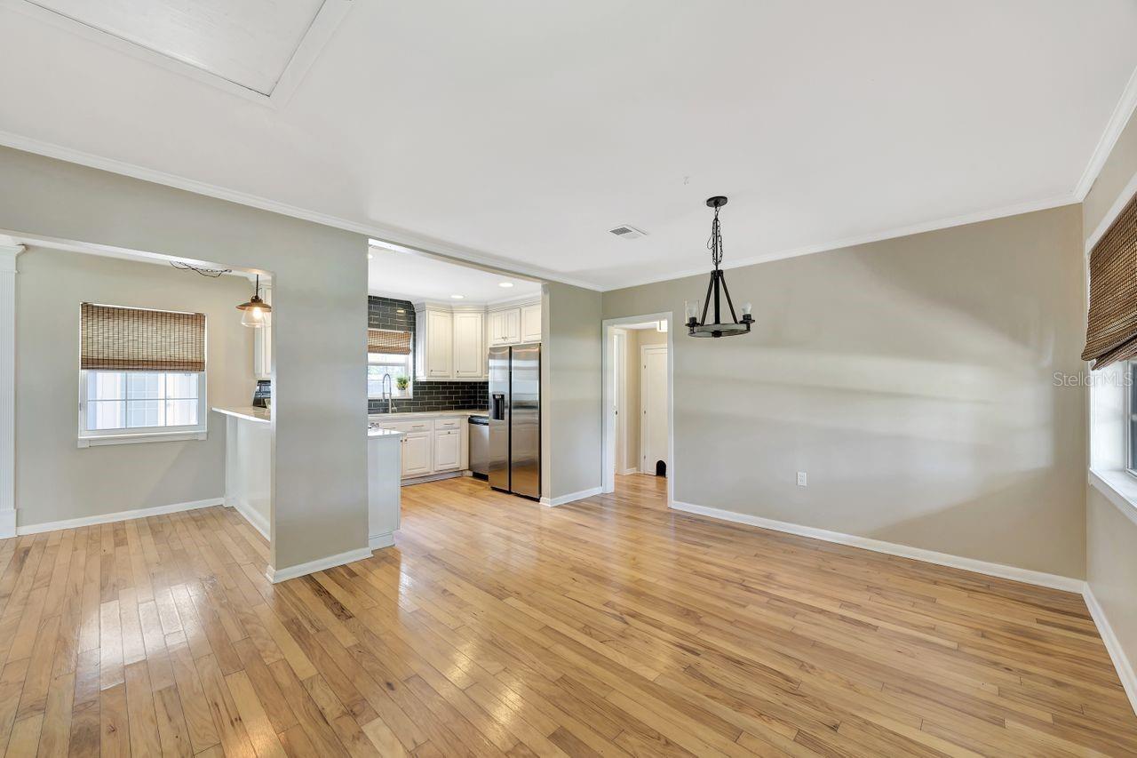 Dining Area into Kitchen
