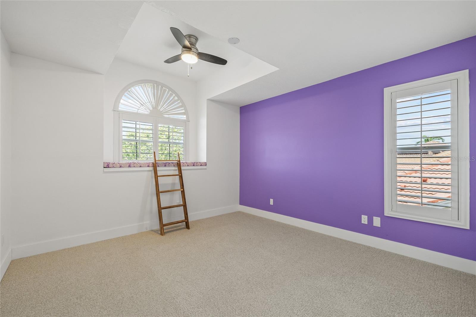 Bedroom located upstairs with a window seat!