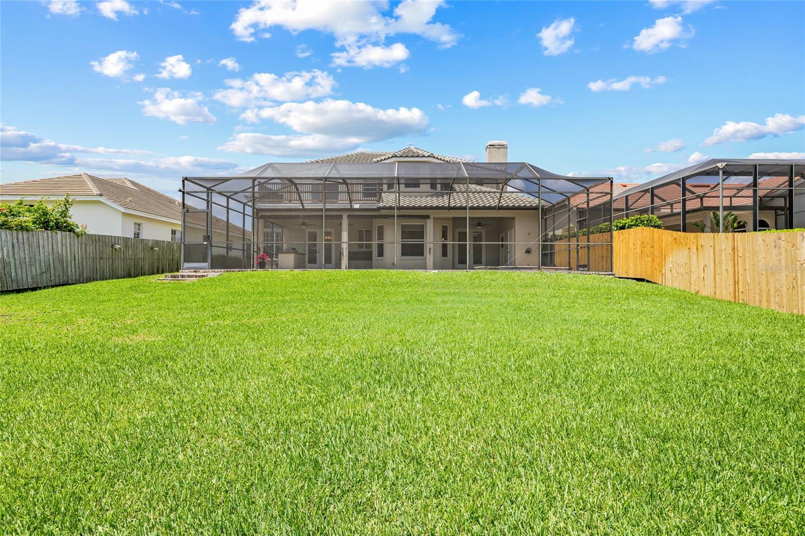 Plenty of space to play, and play, and play.