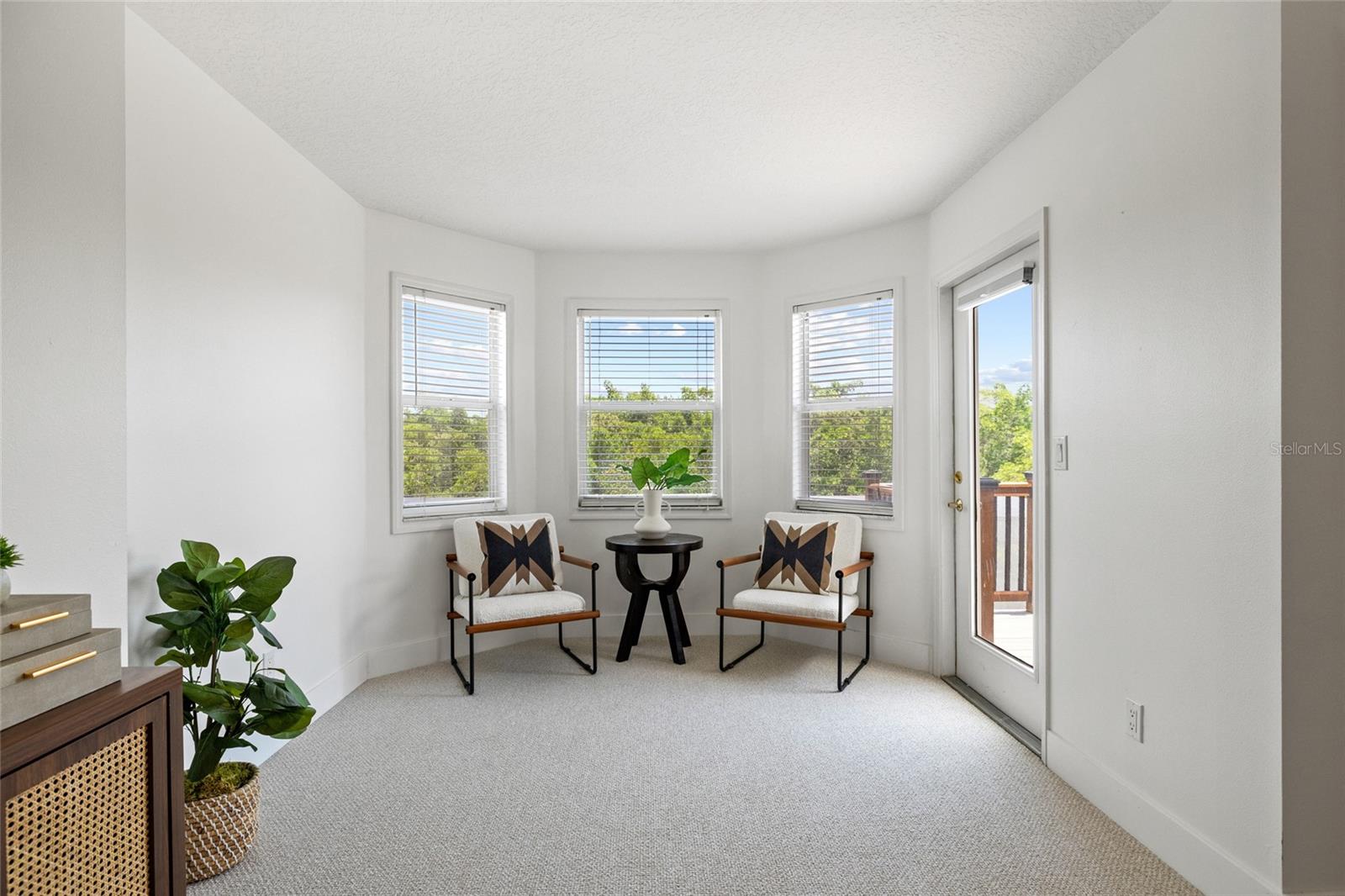 This space could also be a great secondary office or a den.