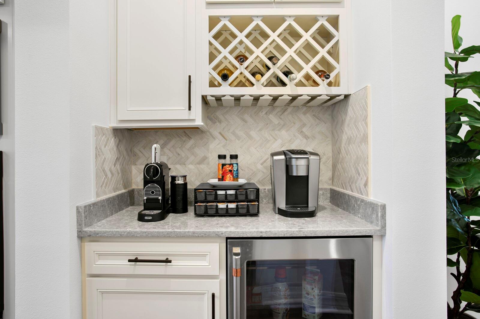 Butler's Pantry with built-in cabinets