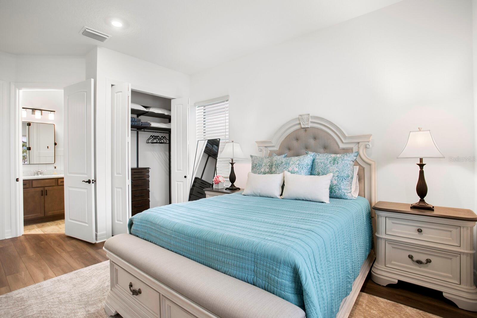 Downstairs guest suite