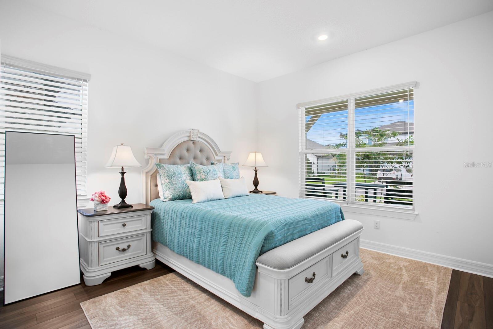 Downstairs guest suite