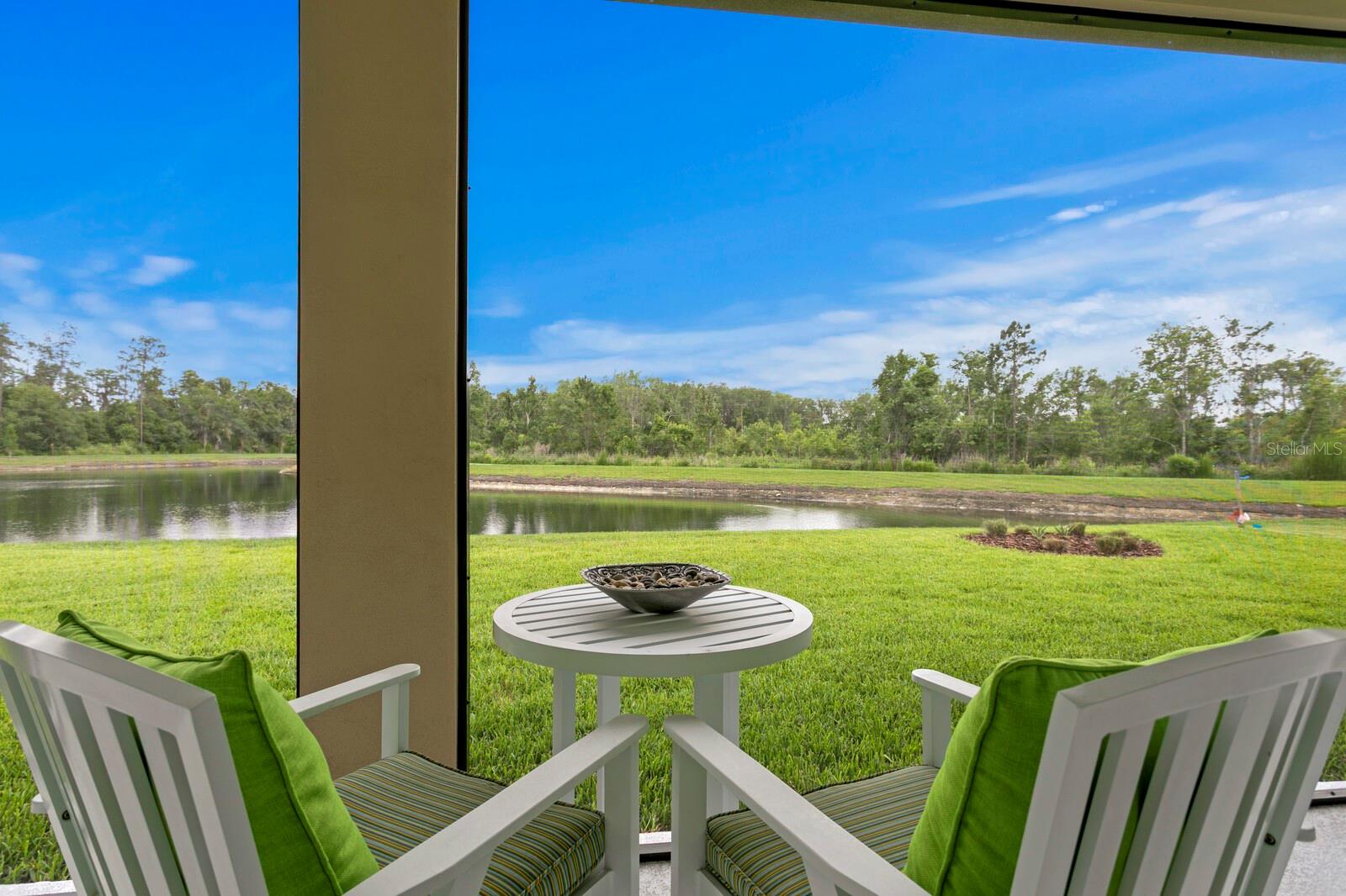 Viewing nature at it's best from your private, screened in lanai.