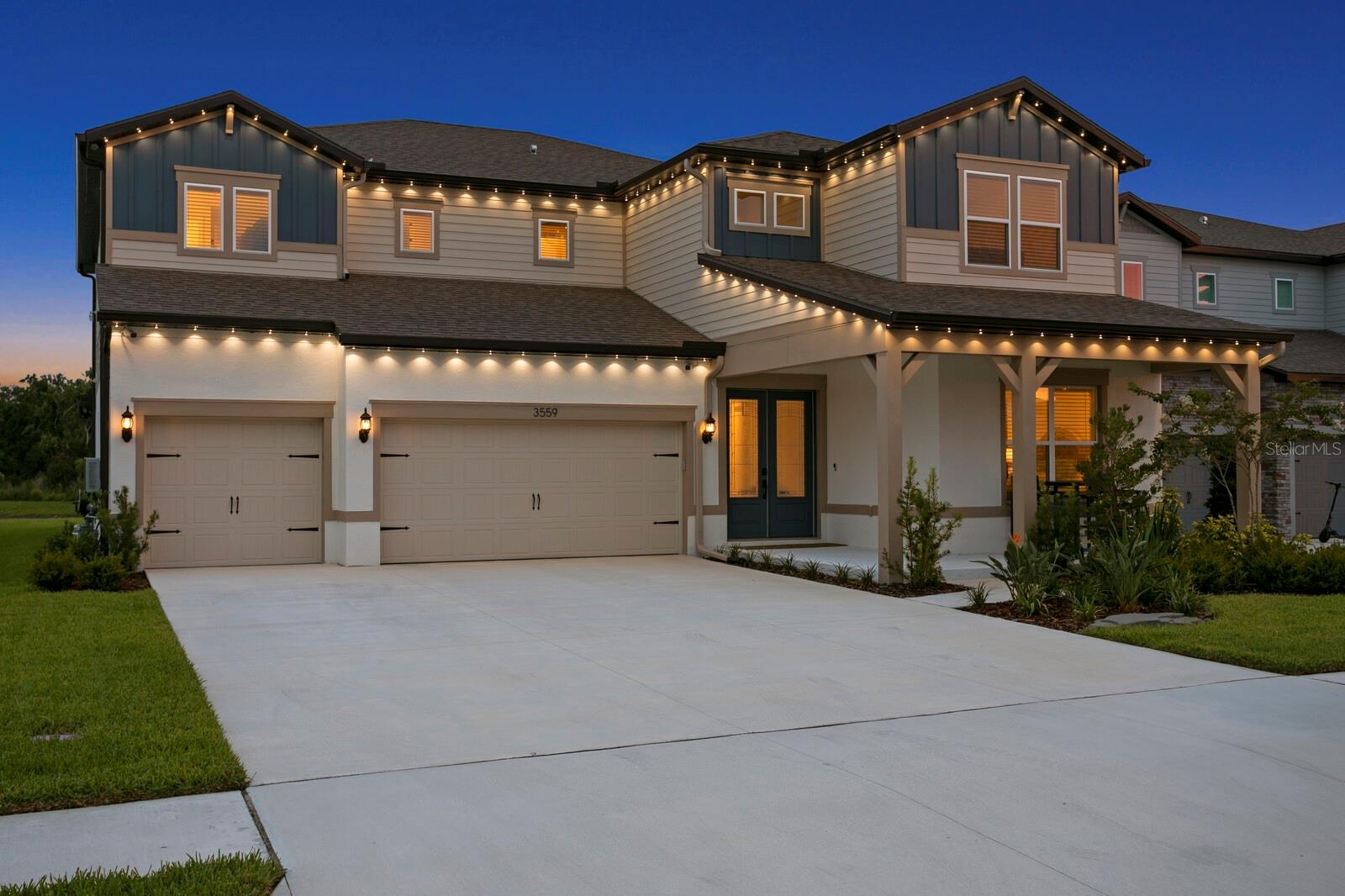 The home is adorned with Govee lights so you are set for any holiday you wish to celebrate!