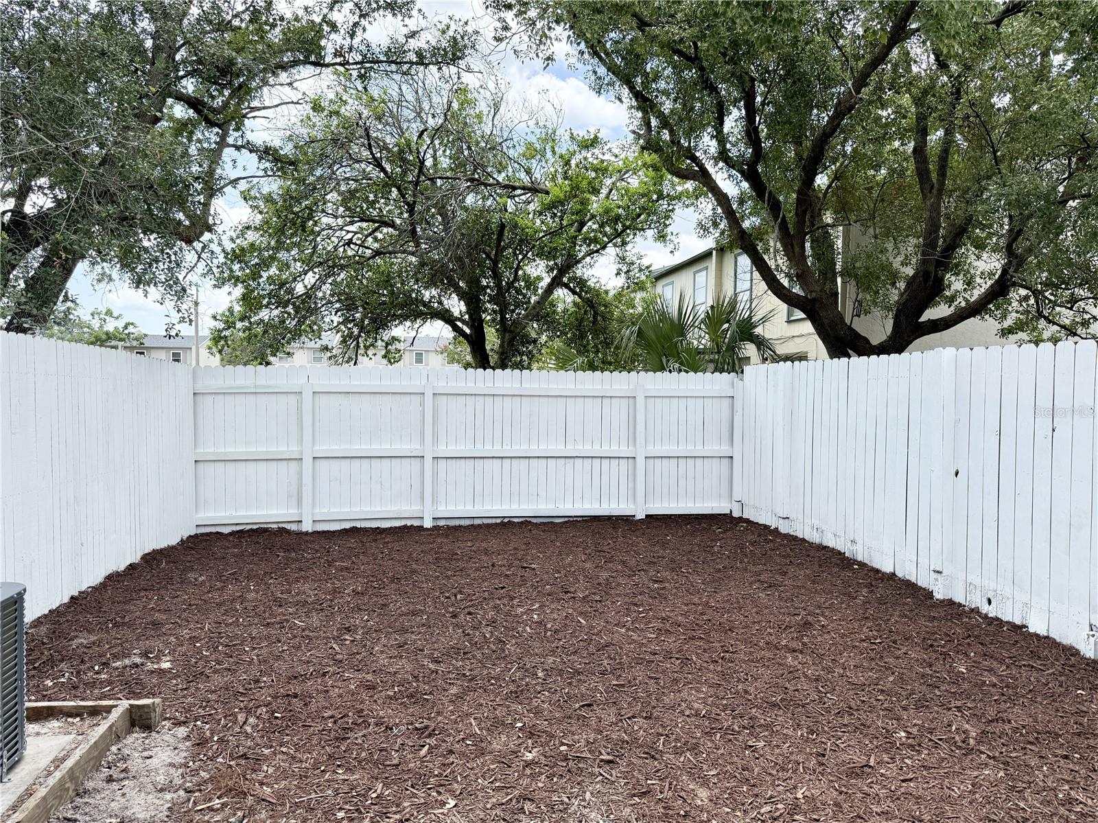 Fenced Backyard
