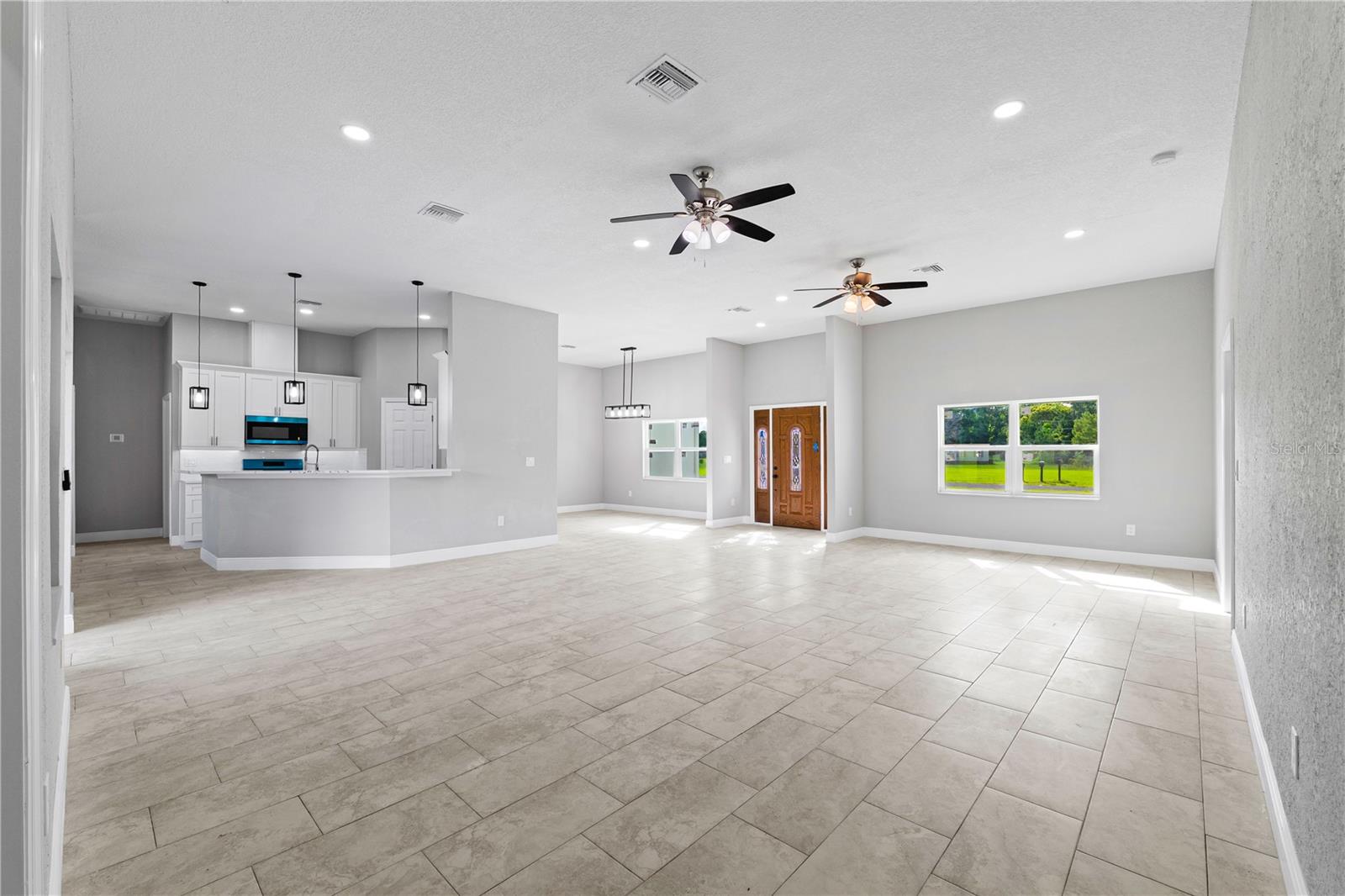Wide family room