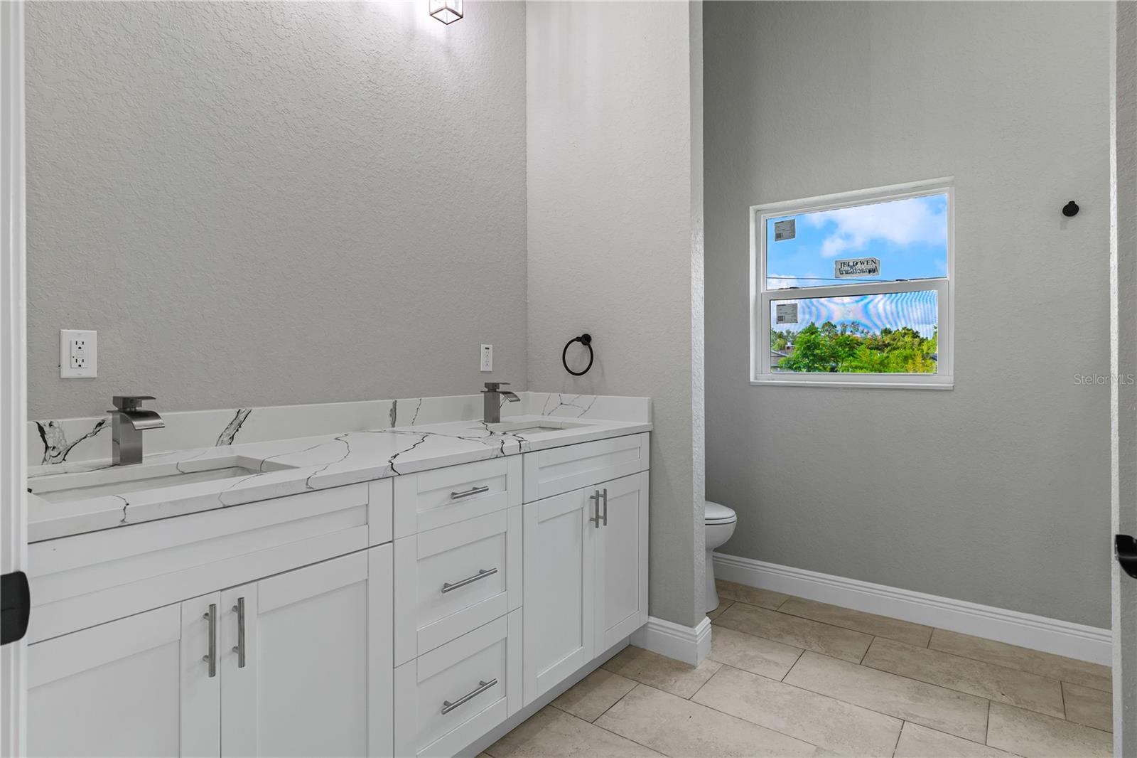 bathroom two with double vanity