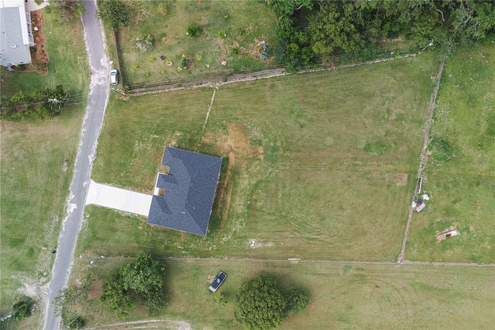 Huge back yard