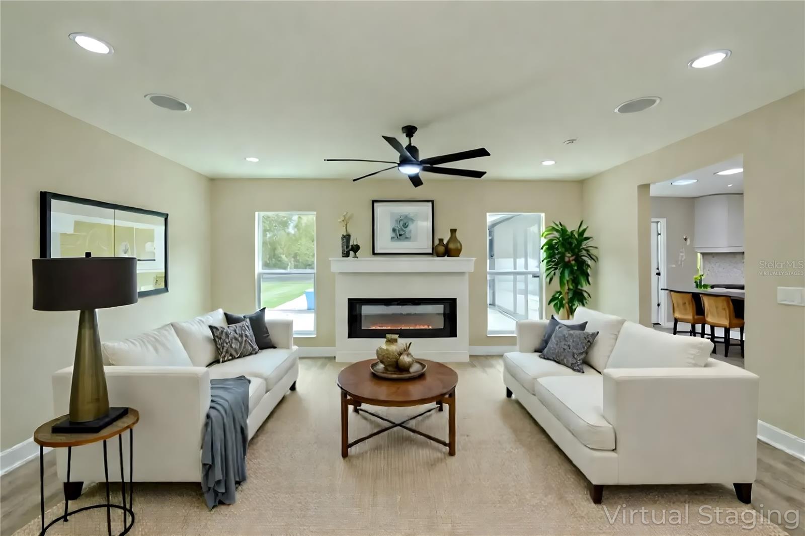 Family Room - Virtually Staged