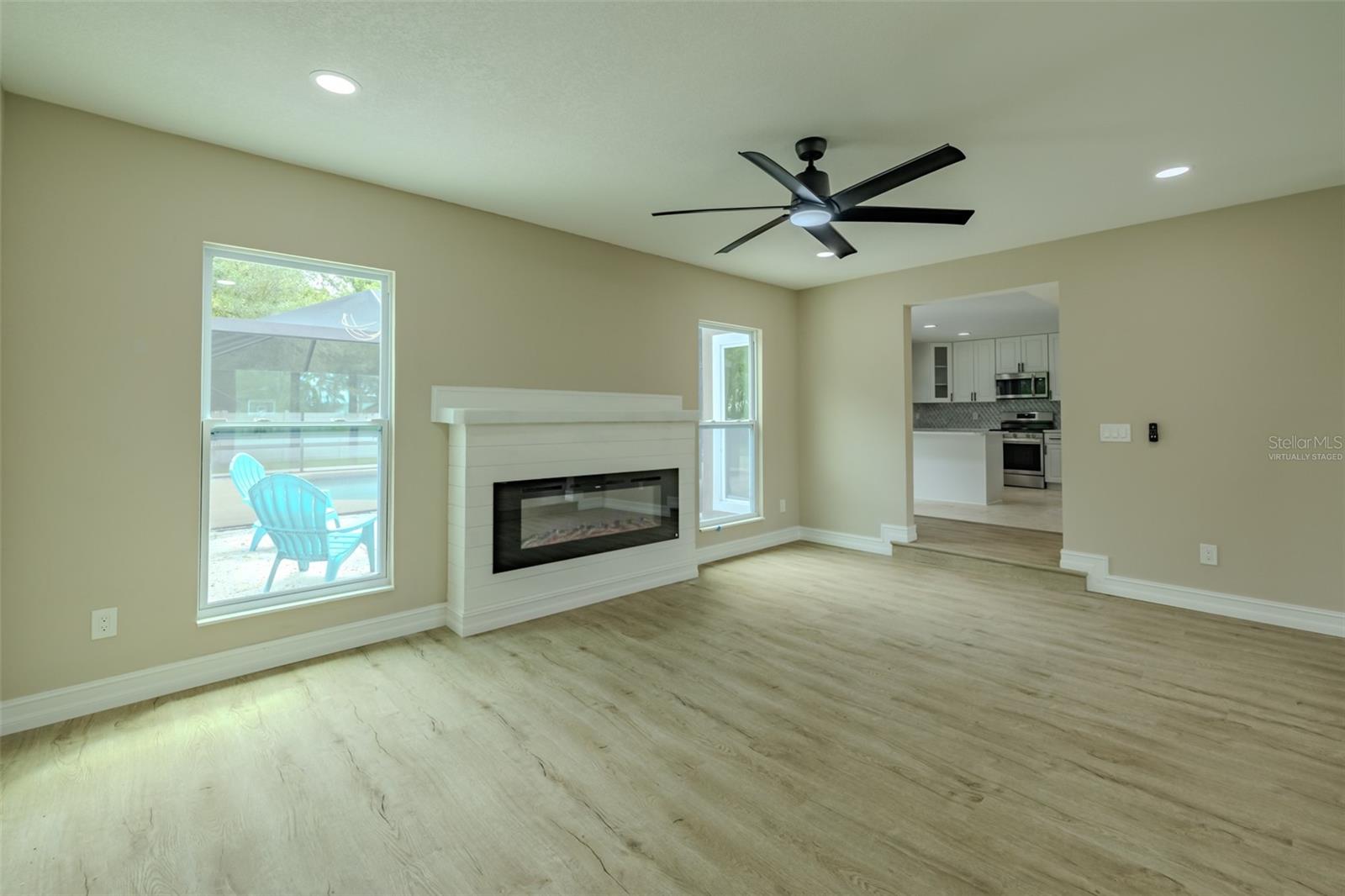 Family Room - Virtually Staged