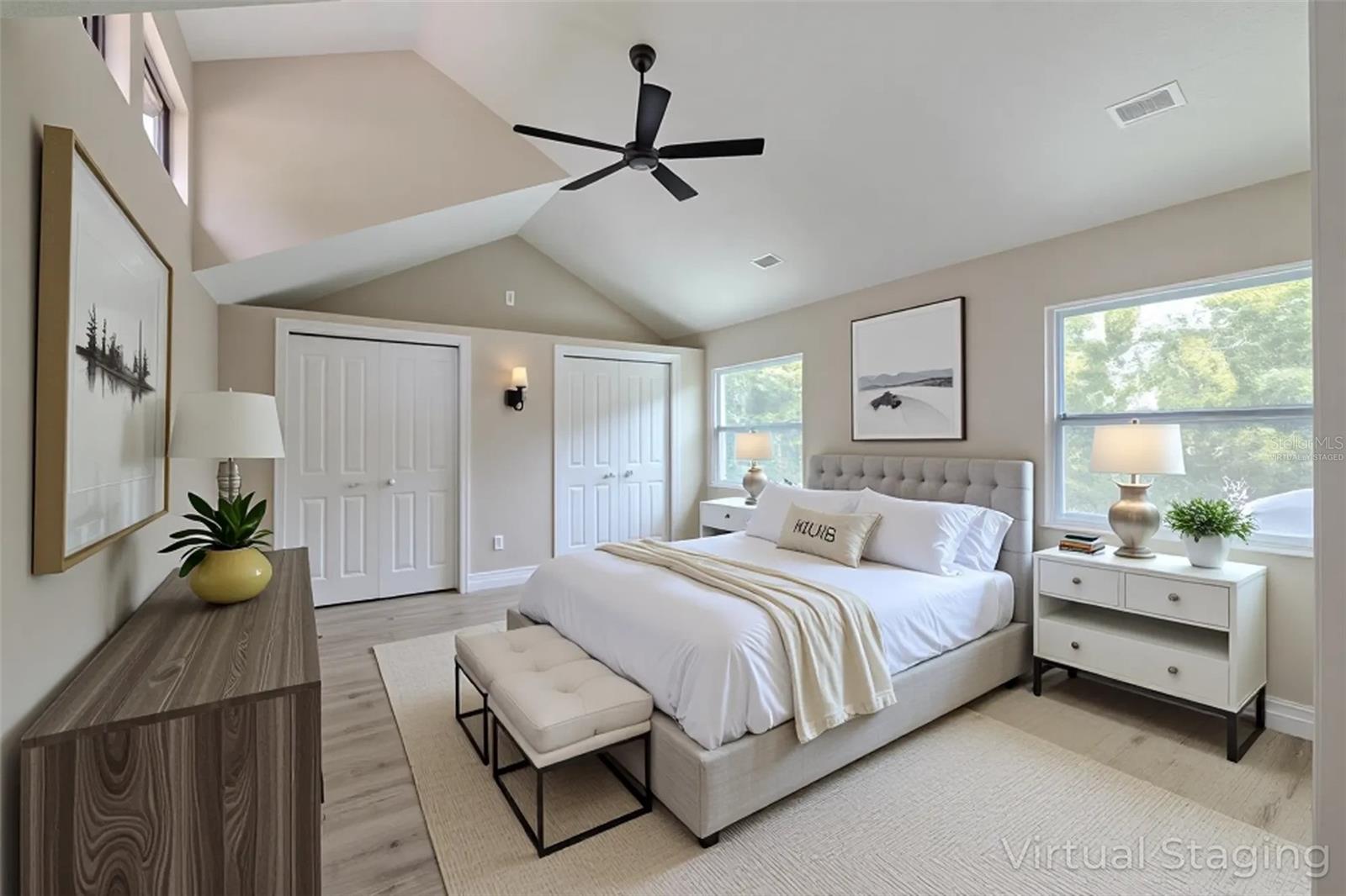 Primary Bedroom - Virtually Staged