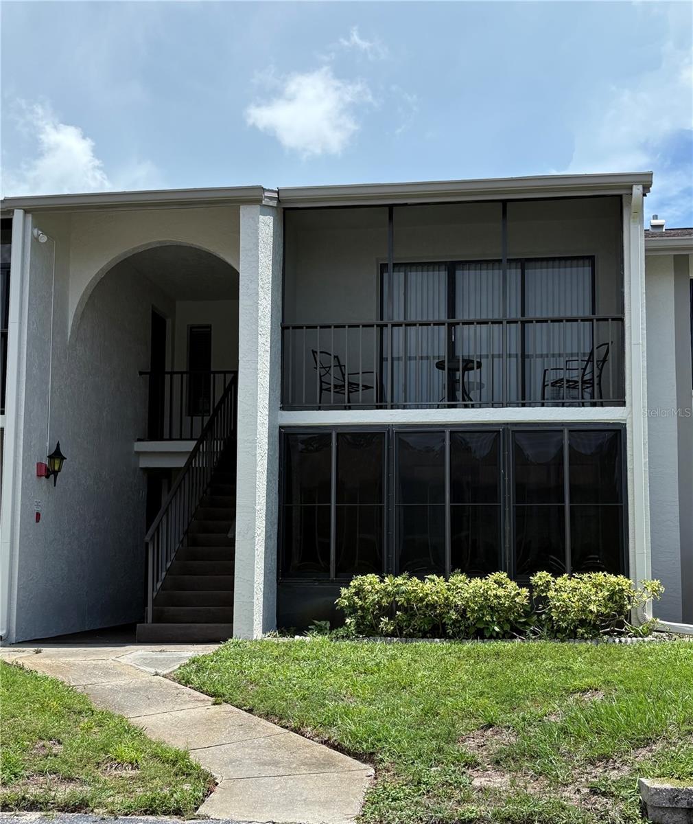 Front Entrance with patio